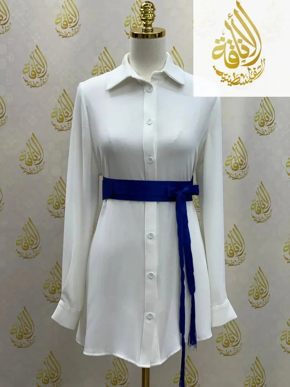 Satin Belt Wide Palestinian Elegance