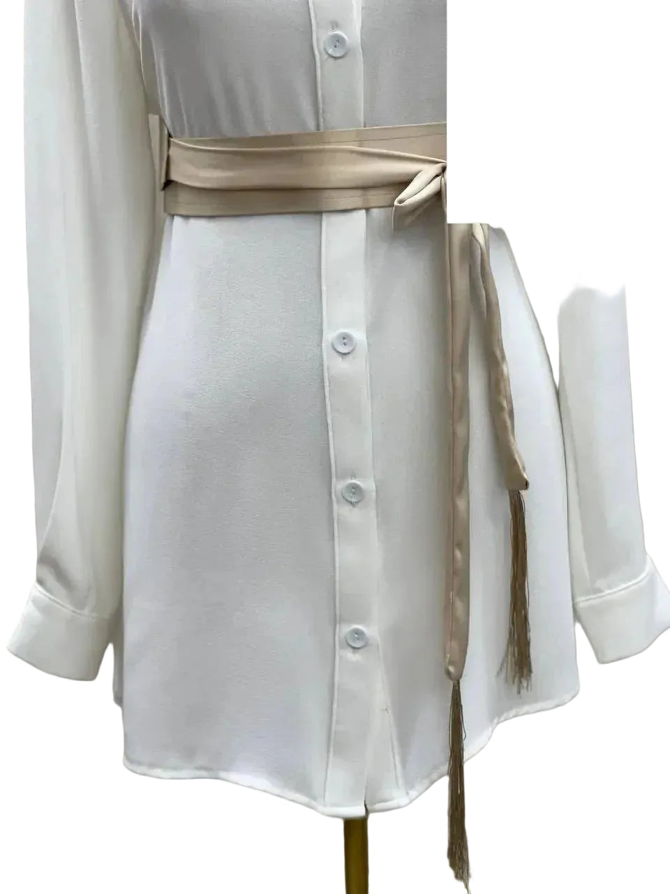 Satin Belt Wide Palestinian Elegance