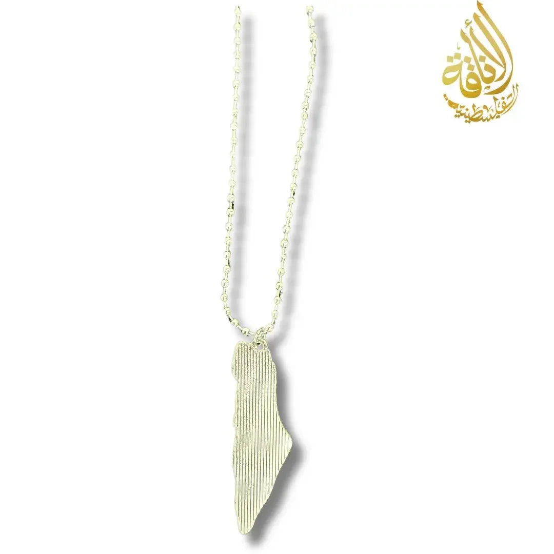 Silver Houses Design Necklace Palestinian Elegance