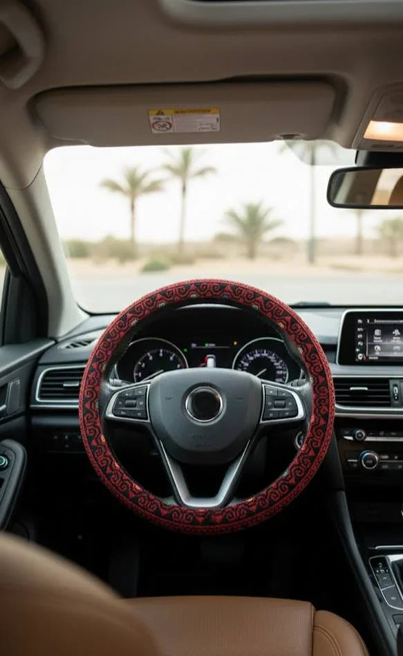 Steering Wheel Covers- Giving Your Steering Wheel A Bold And Authentic Look Palestinian Elegance
