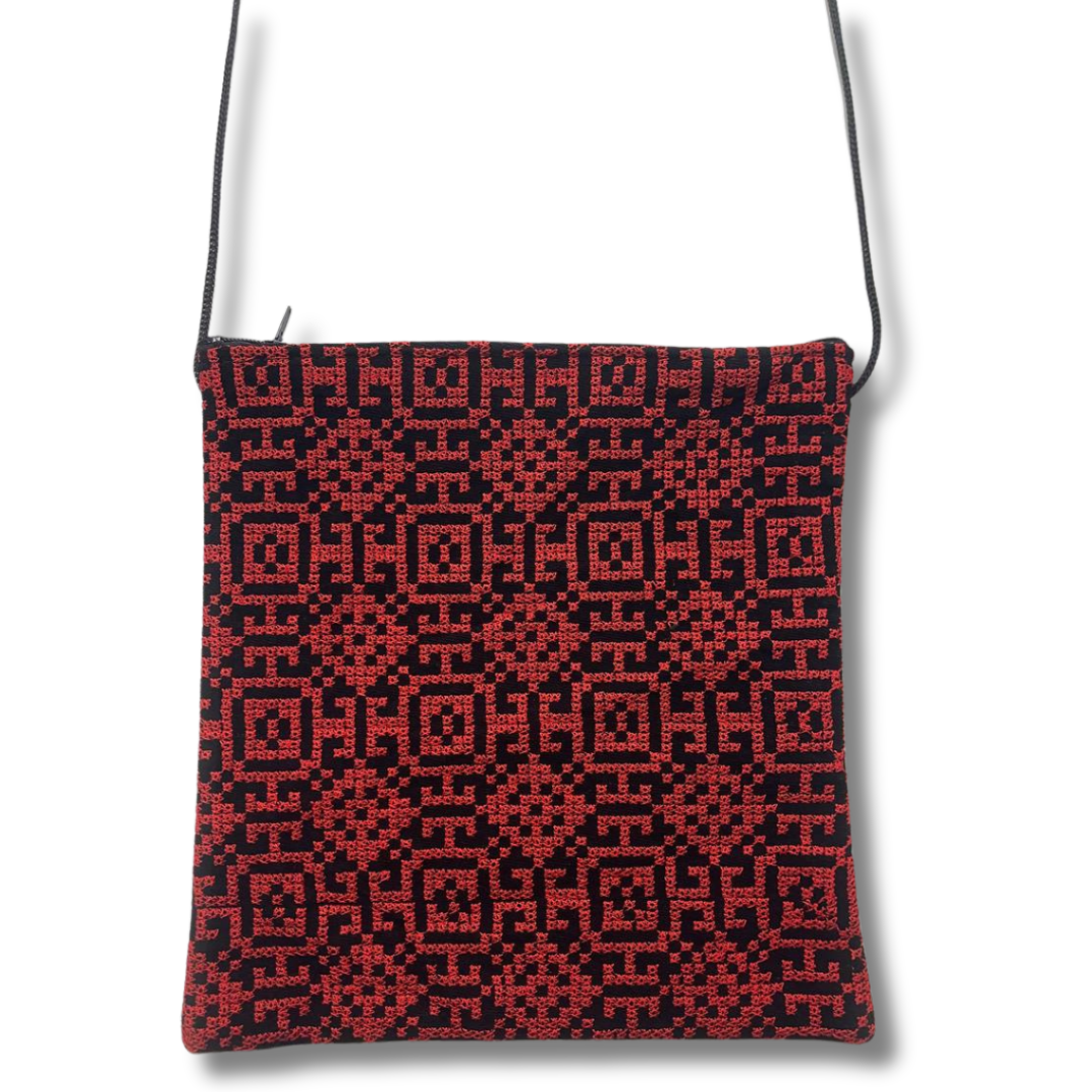 Stylish Crossbody Embroidered Bag - Functional & Eye-Catching Accessory Palestinian Elegance