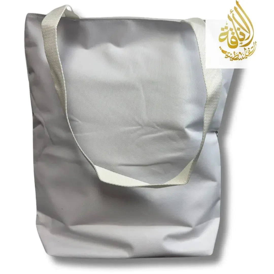 Tatreez Design Tote Bag with Grandma Hugging Olive Tree | 40 cm Length Palestinian Elegance