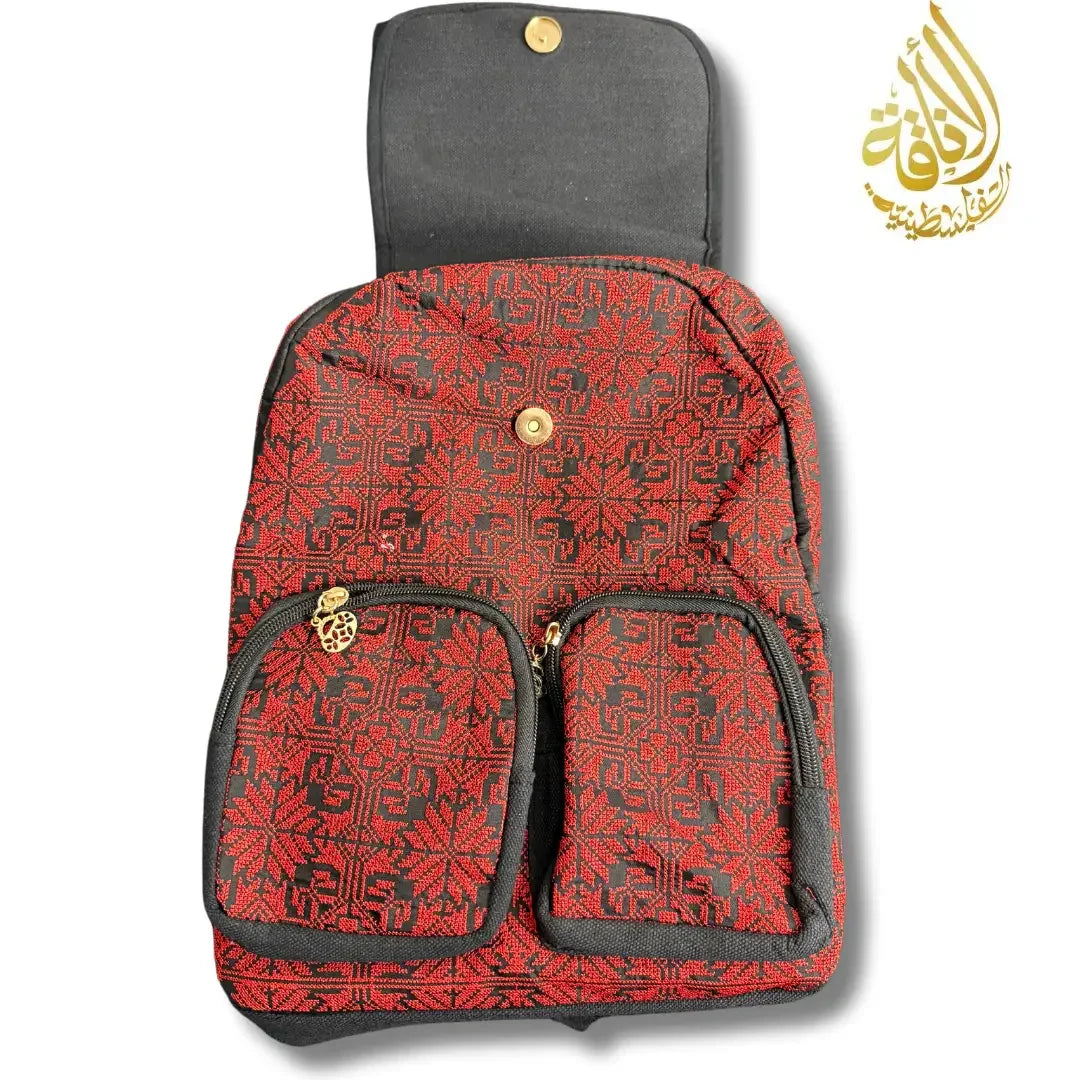 Tatreez Designed Small School Bag Palestinian Elegance