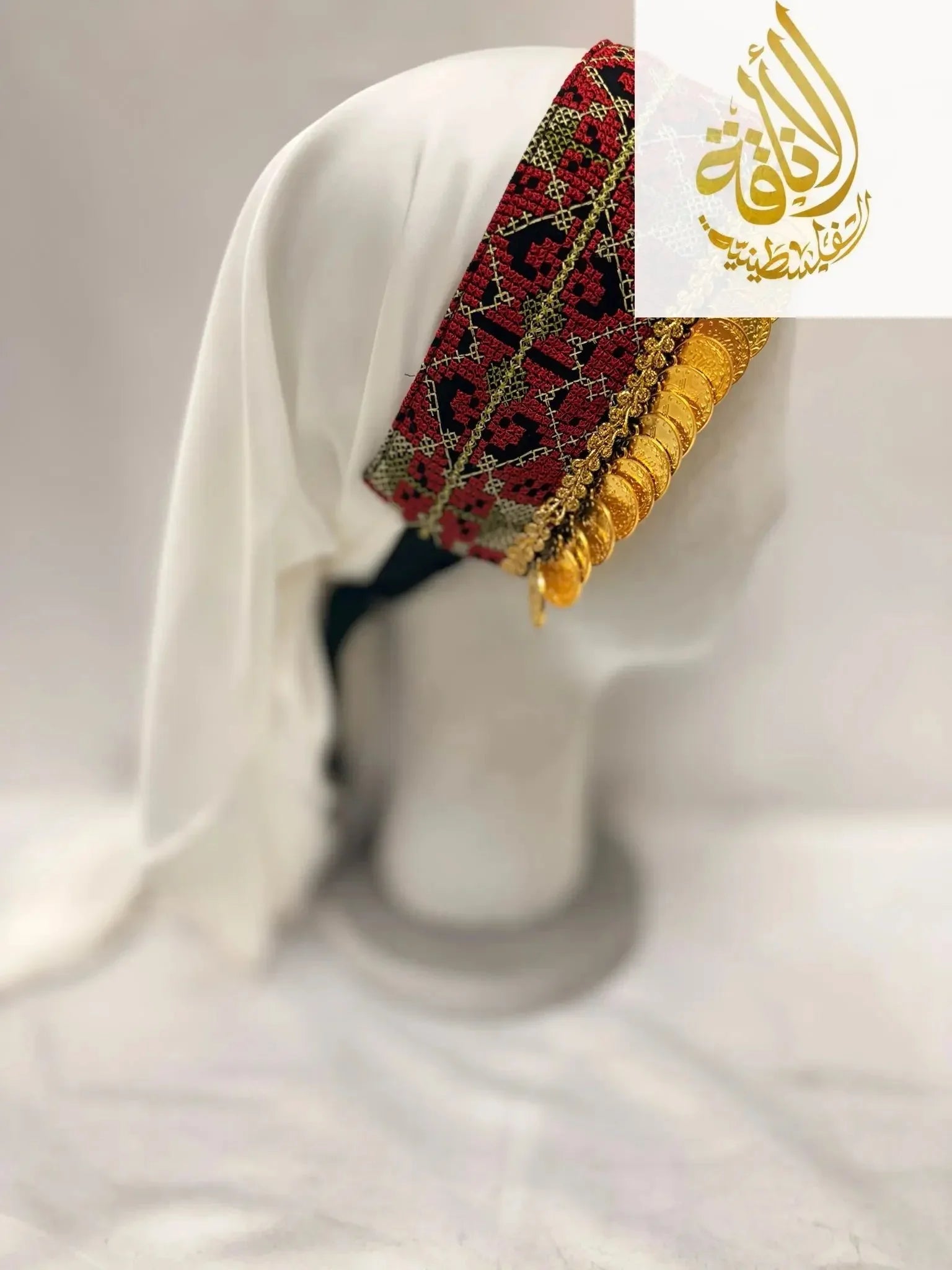 Tatreez Head Lerat: Hand-Embroidered Elegance and Cultural Flair Palestinian Elegance