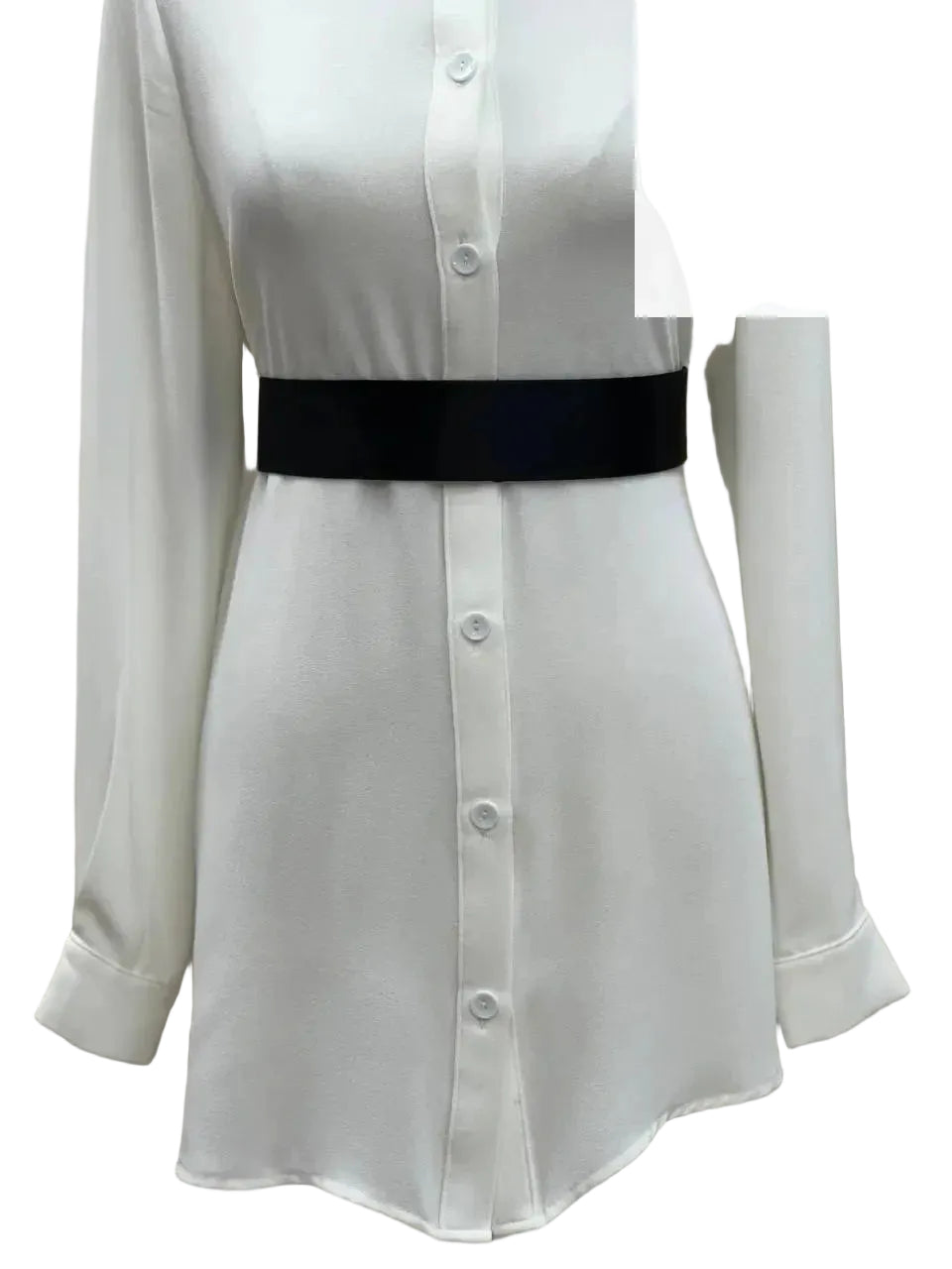 Thin Satin Belt With Hook Palestinian Elegance