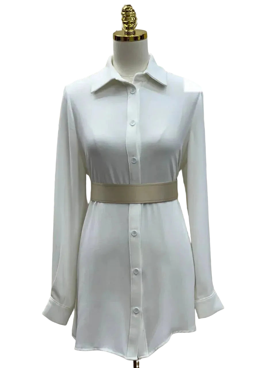 Thin Satin Belt With Hook Palestinian Elegance