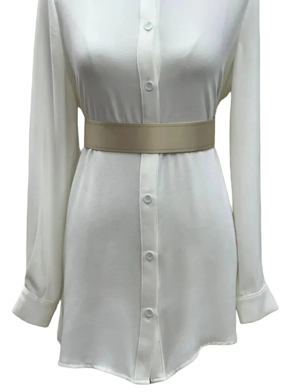 Thin Satin Belt With Hook Palestinian Elegance