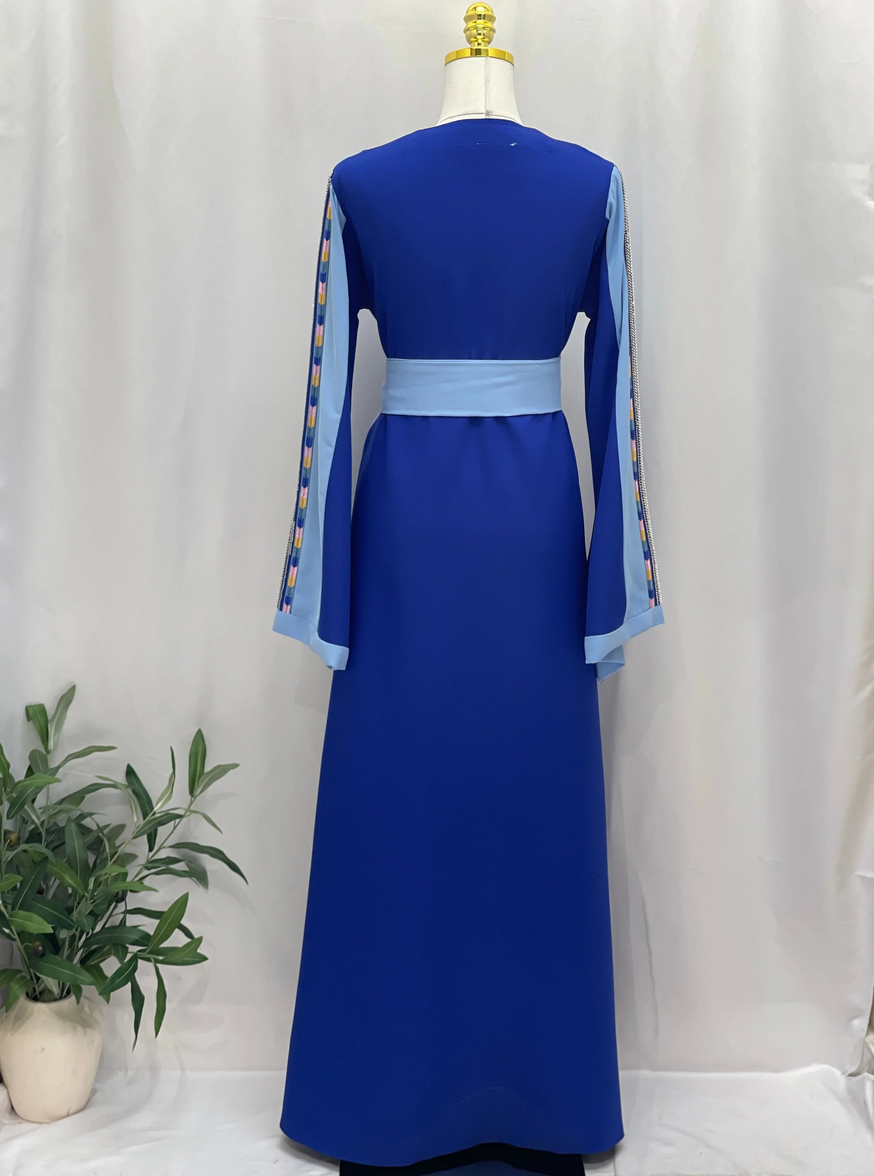 Thobe Areen With Manajel Beads Palestinian Elegance