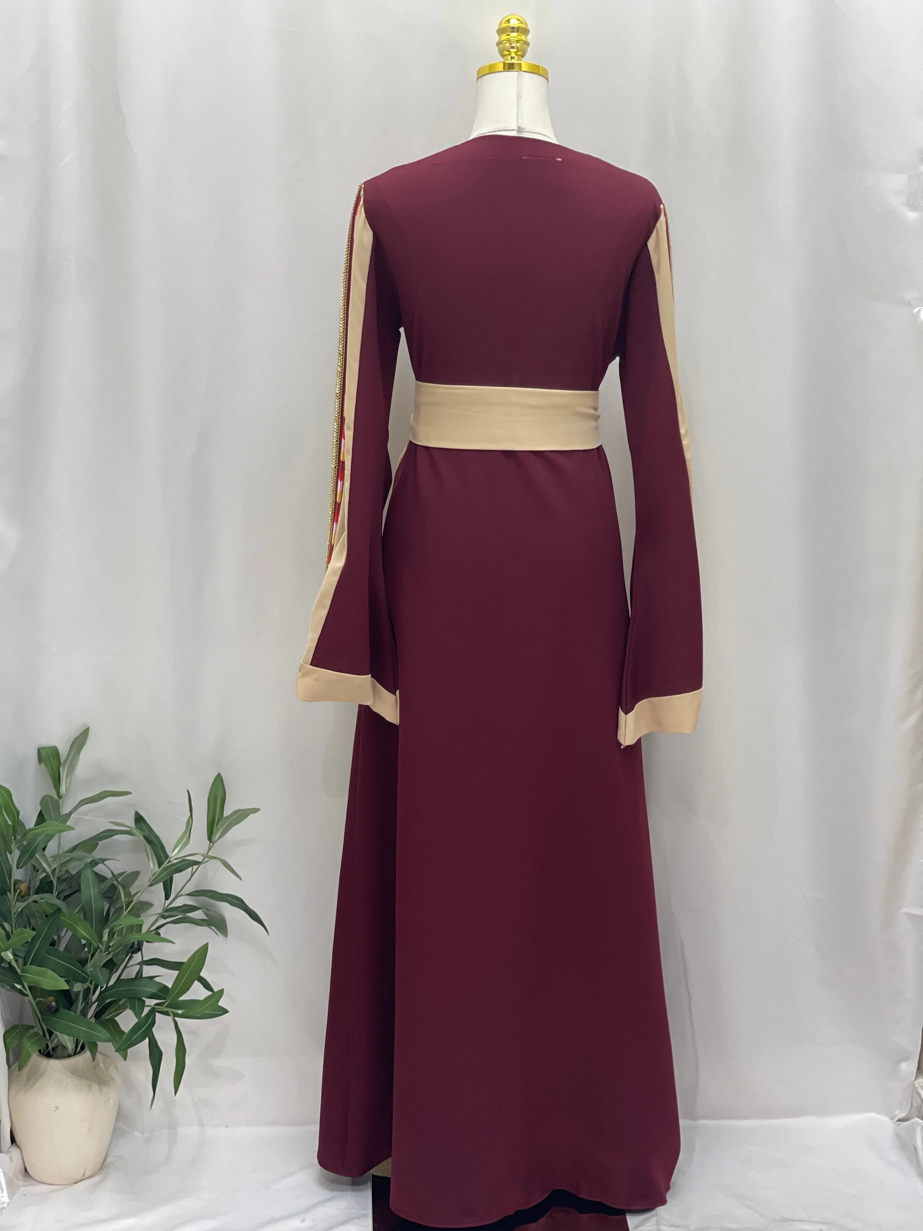 Thobe Areen With Manajel Beads Palestinian Elegance