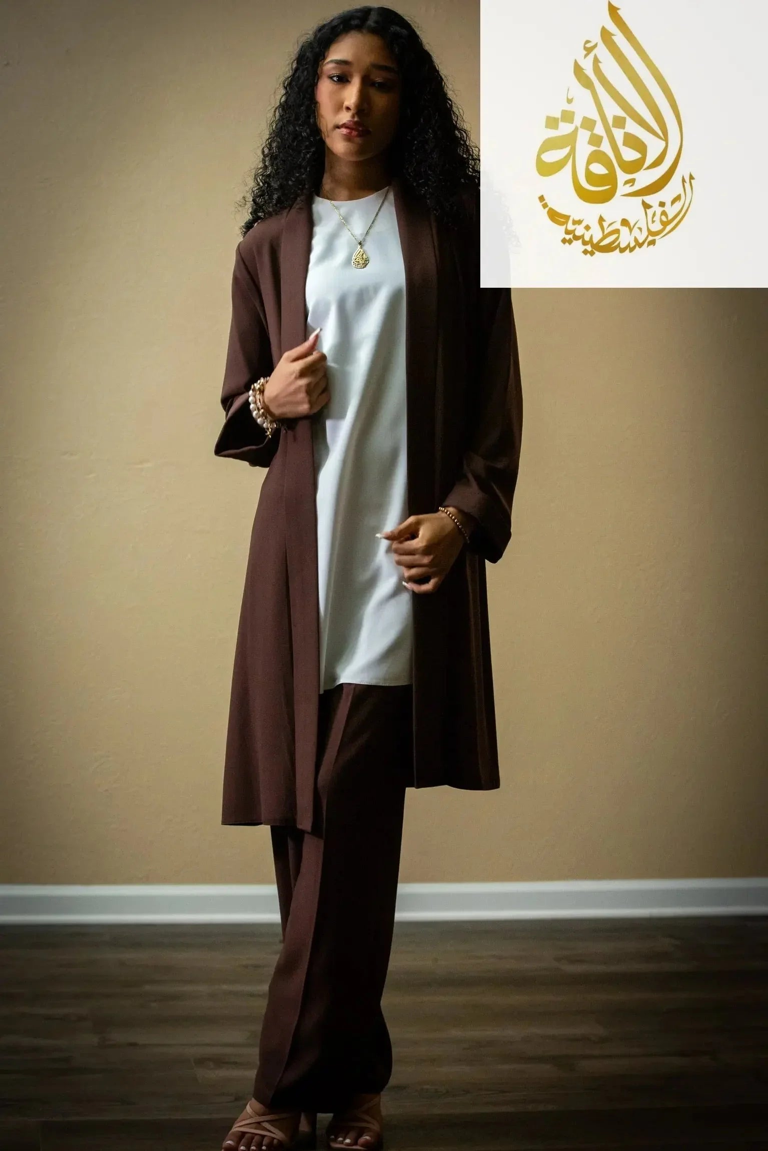 Unique Business 3 piece Outfit Set Palestinian Elegance