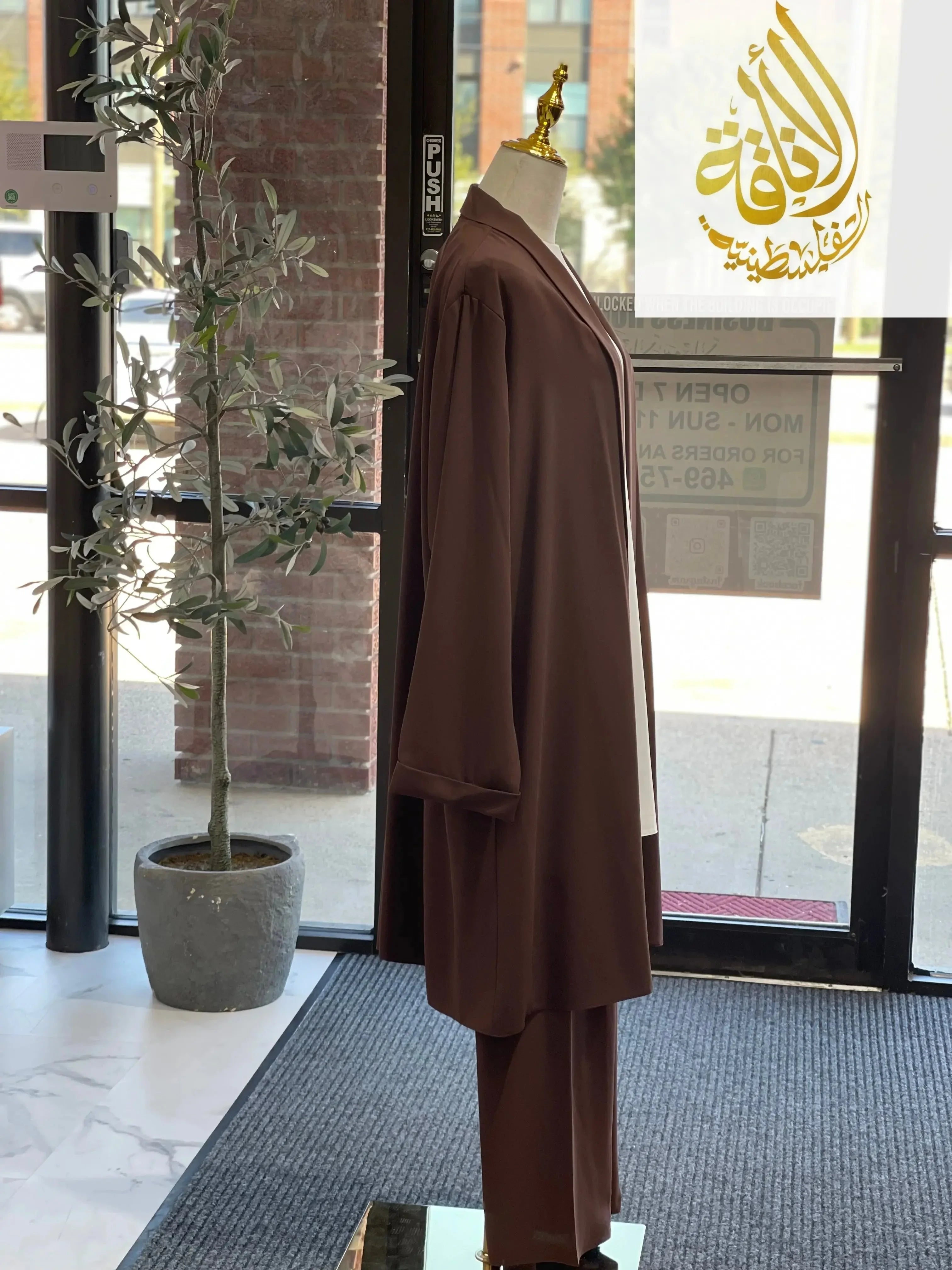 Unique Business 3 piece Outfit Set Palestinian Elegance