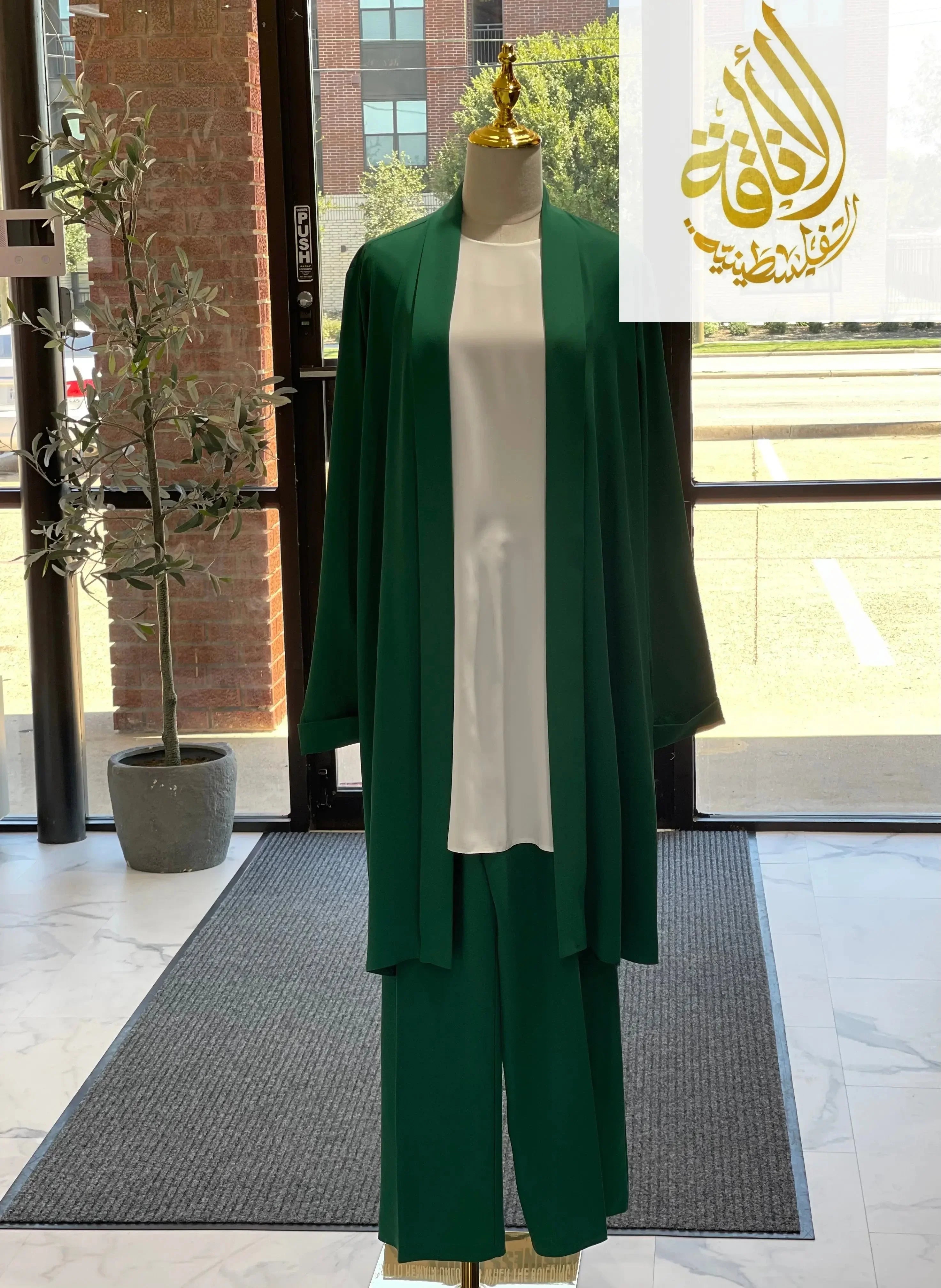 Unique Business 3 piece Outfit Set Palestinian Elegance