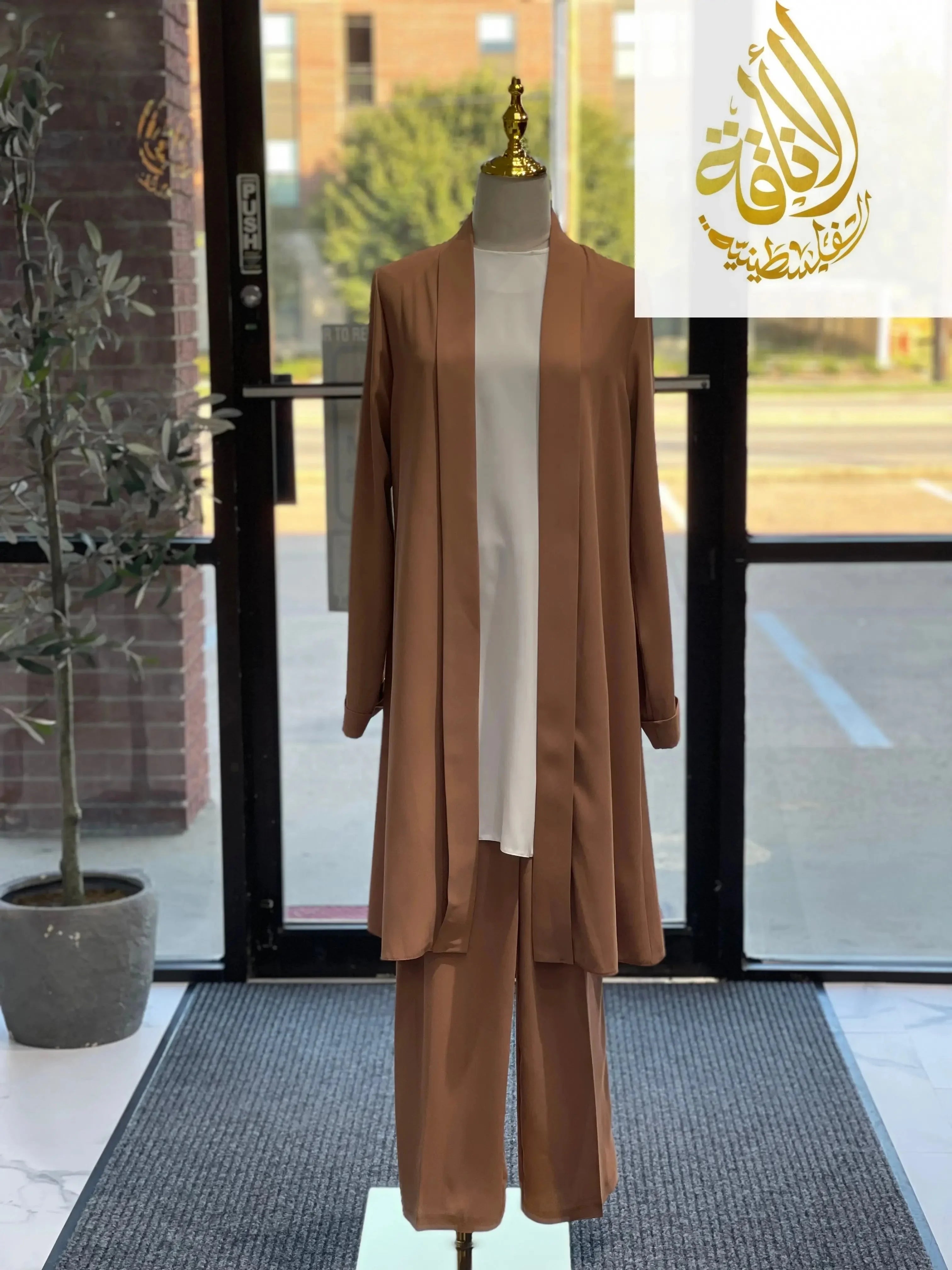 Unique Business 3 piece Outfit Set Palestinian Elegance
