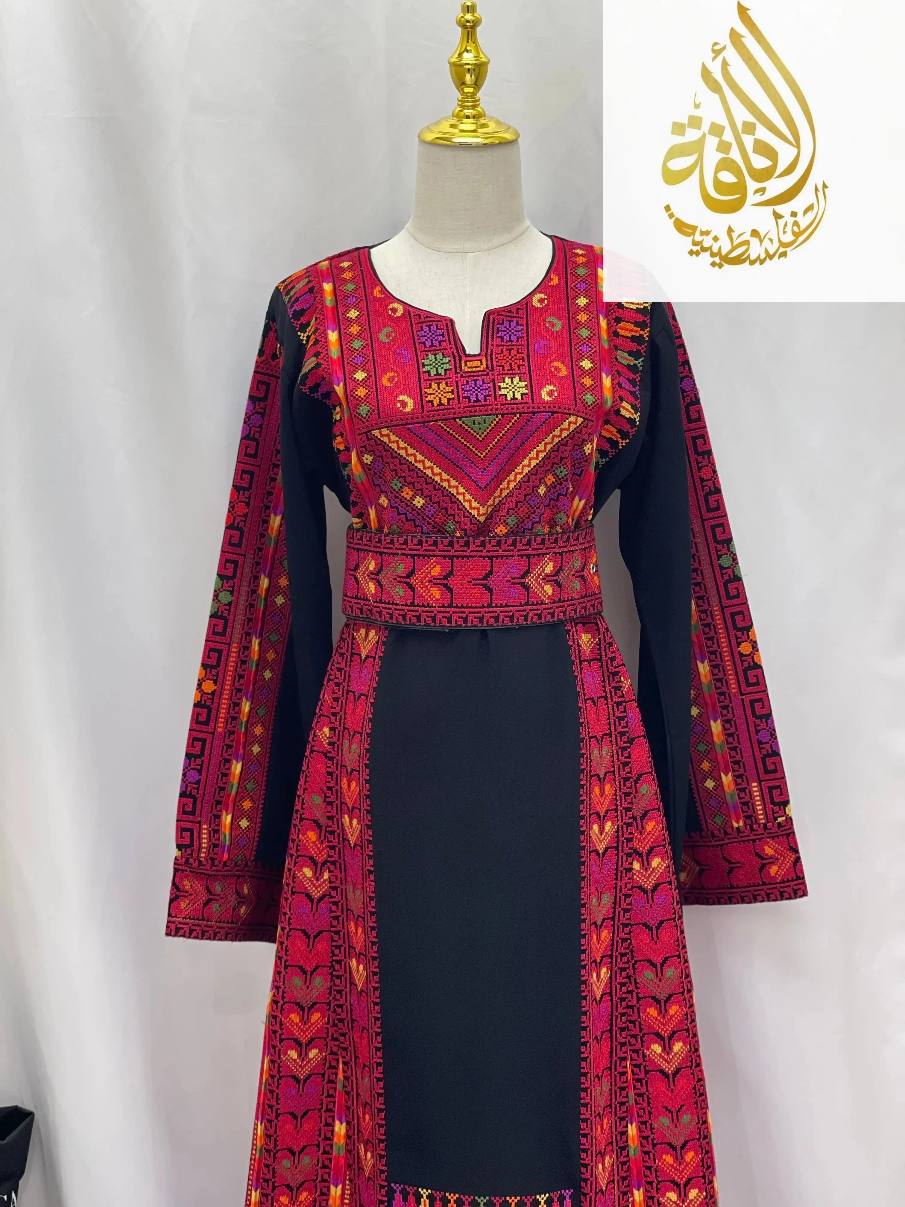 Unique Traditional Embroidered Thoub: Timeless Elegance & Artistry Palestinian Elegance