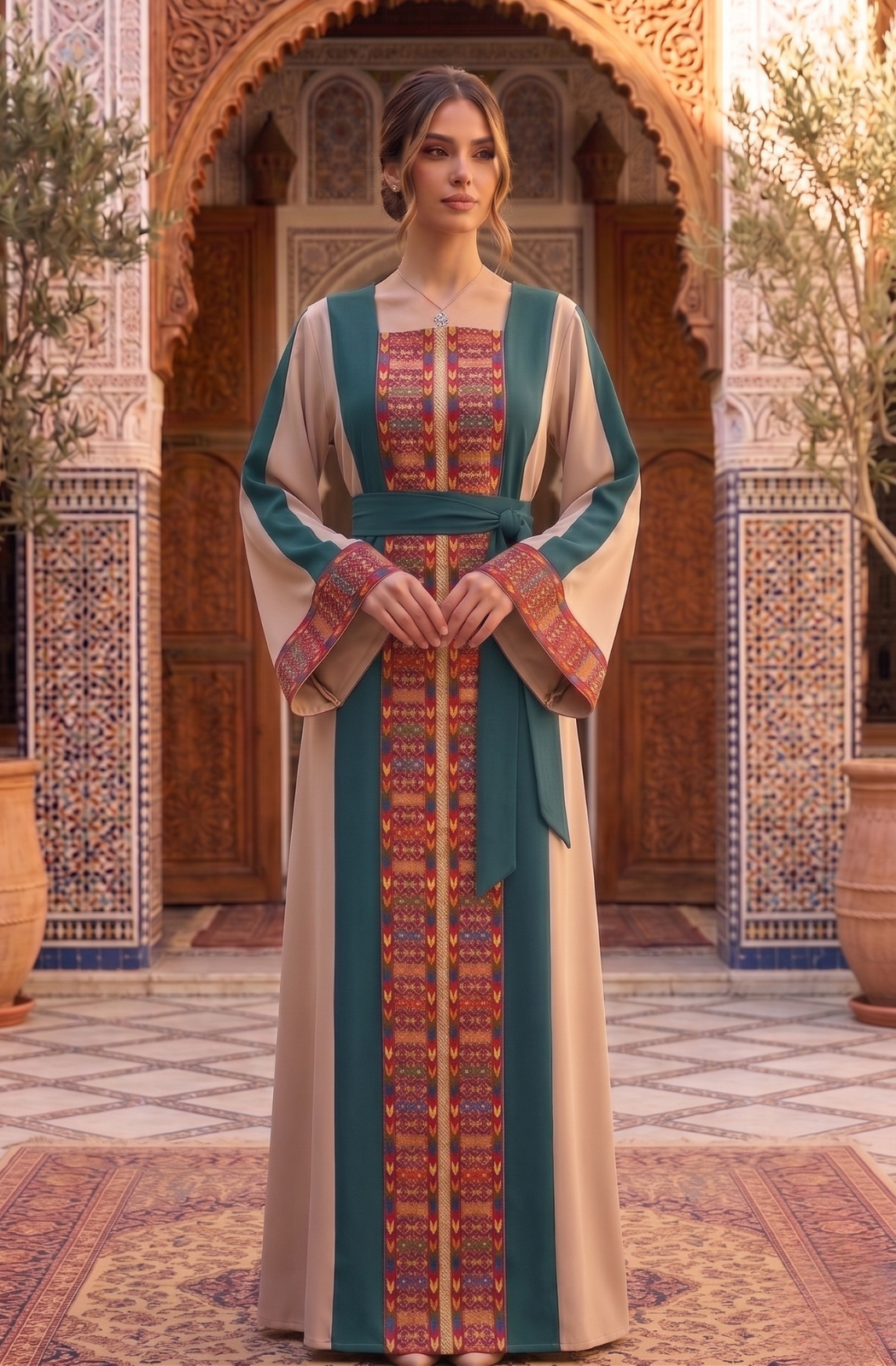 Sella Heritage Elegance Embroidered Thobe