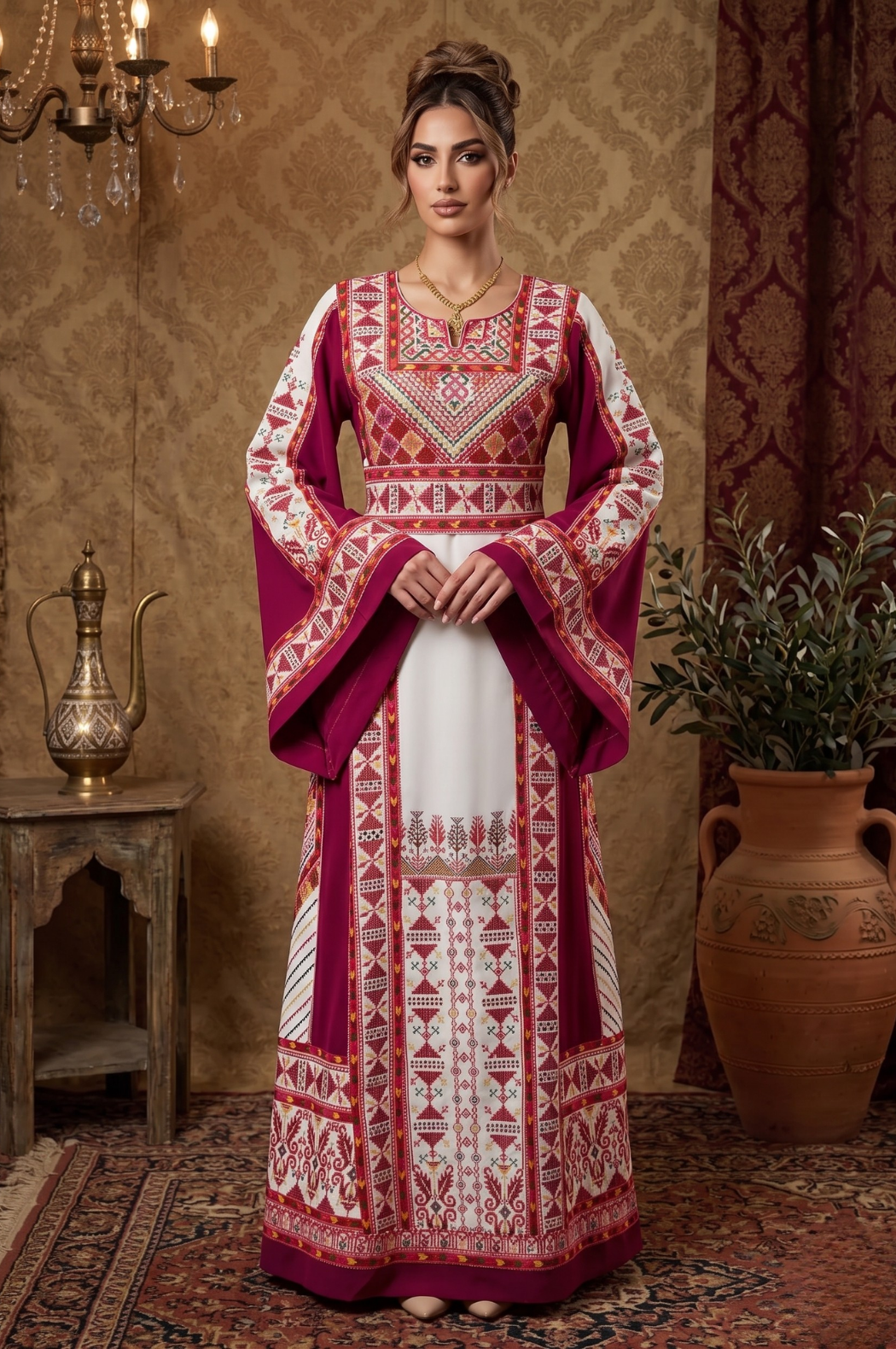 Thuraya Heritage Embroidered Thobe