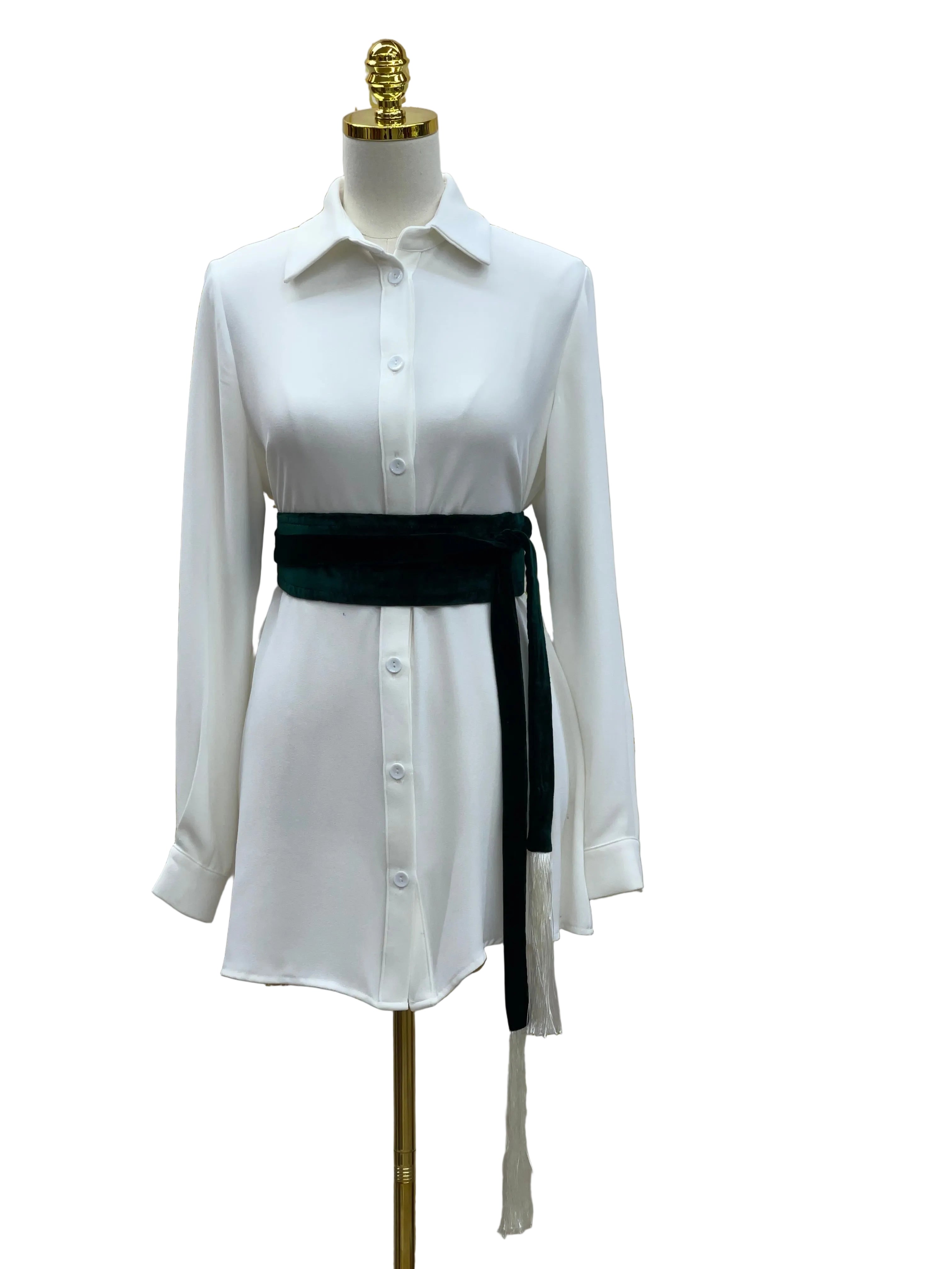 Velvet Belt Palestinian Elegance