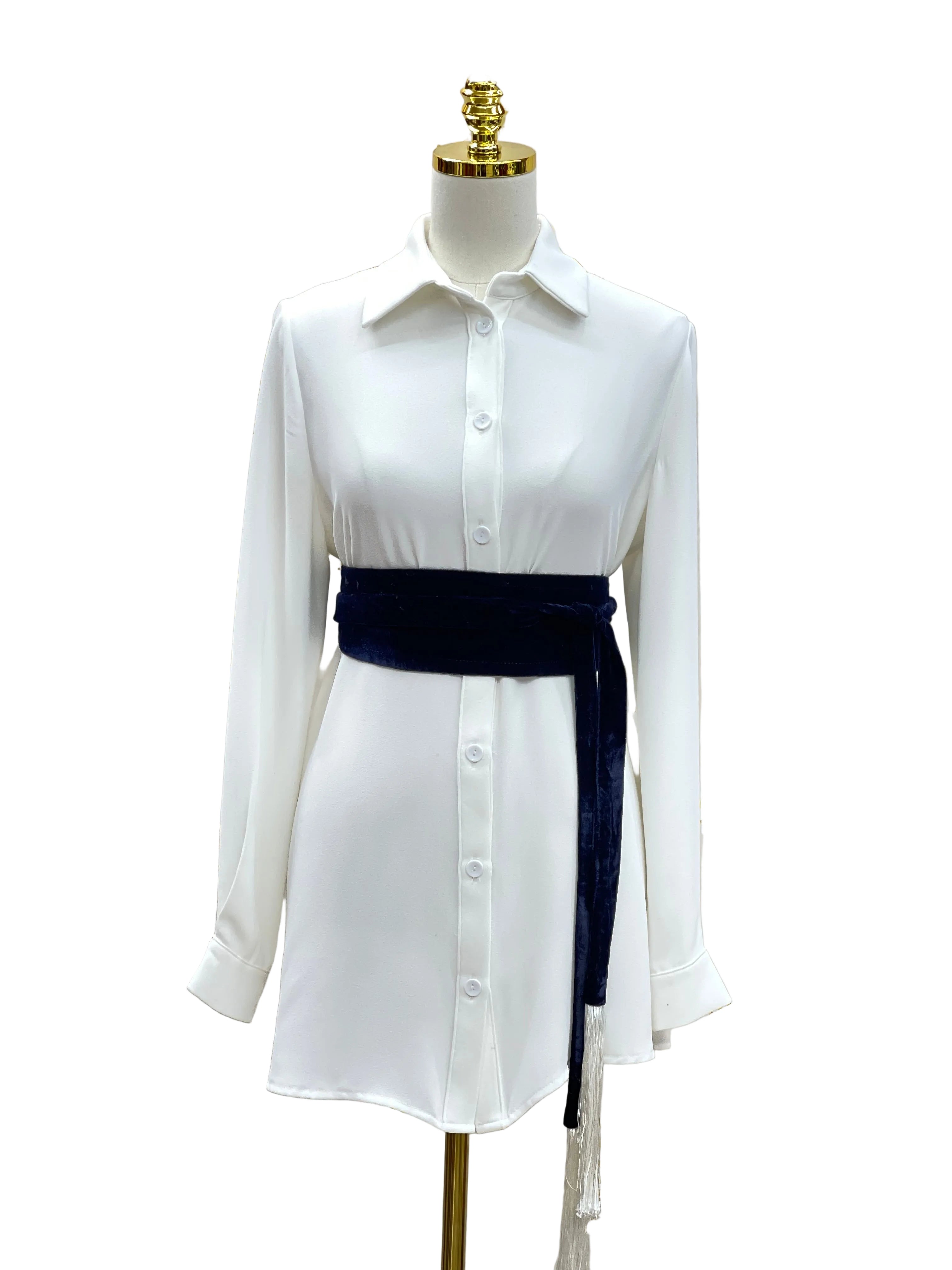 Velvet Belt Palestinian Elegance