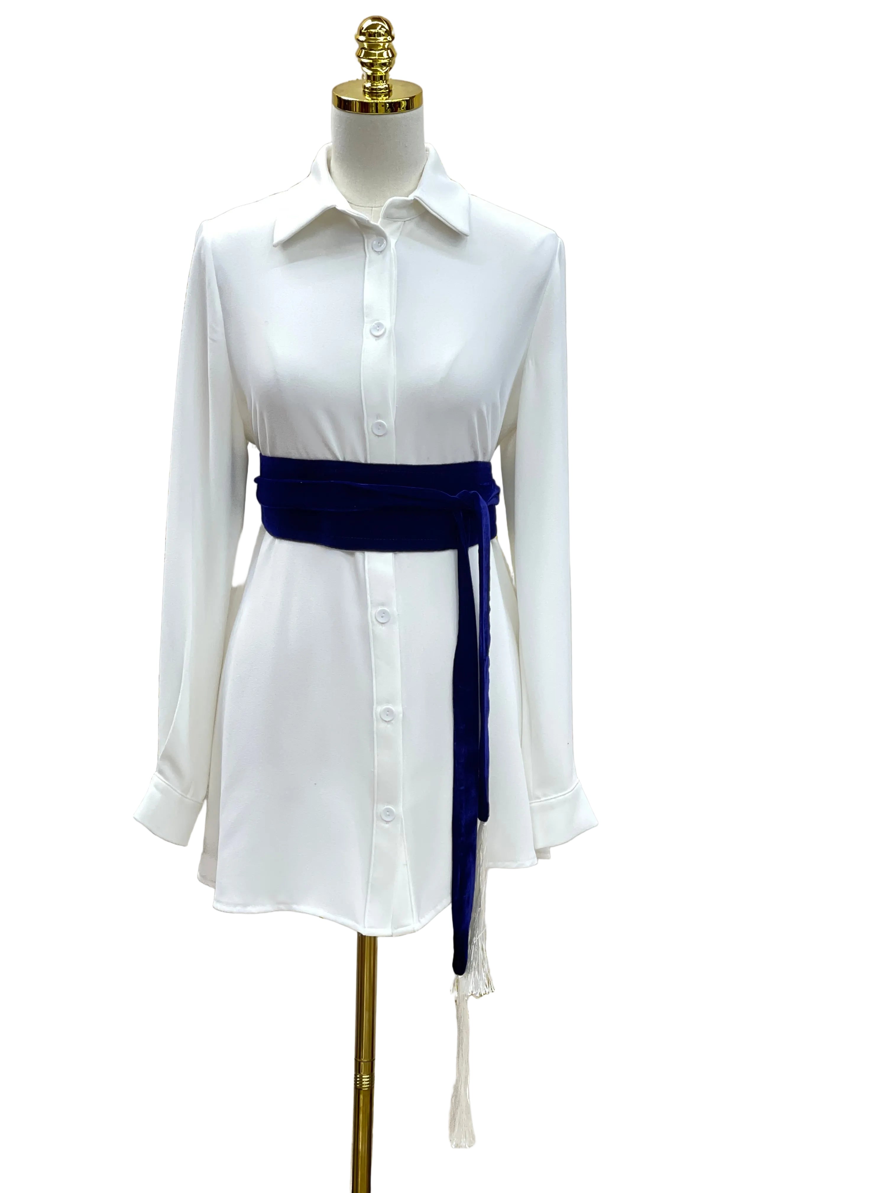 Velvet Belt Palestinian Elegance