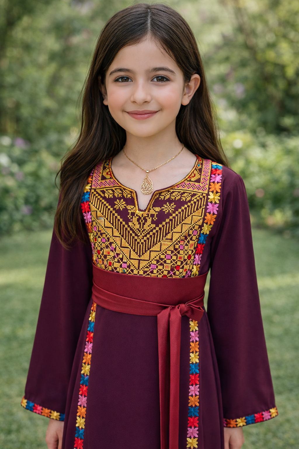 Little Heritage Bloom Dress – Timeless Cultural Kids Wear