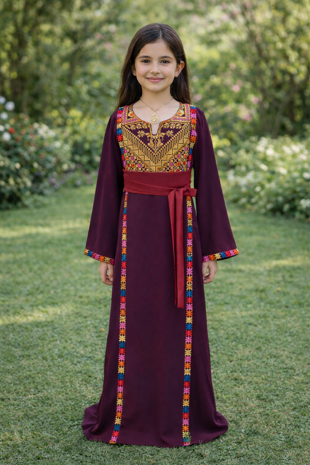 Little Heritage Bloom Dress – Timeless Cultural Kids Wear