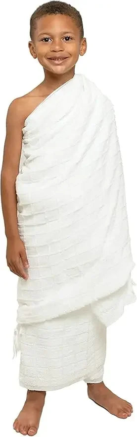 Men's & Kids' Ihram for Hajj & Umrah - Sweat Absorbent & Comfortable Variants Palestinian Elegance