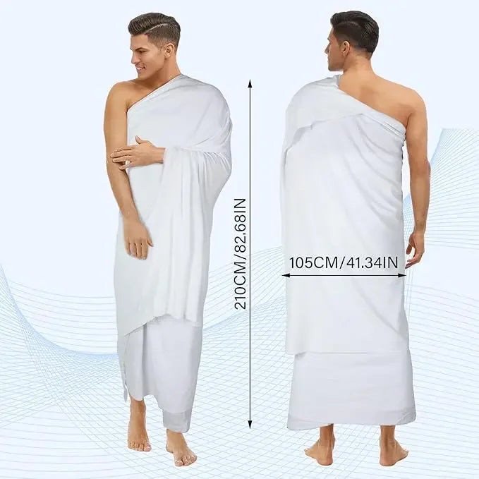 Men's & Kids' Ihram for Hajj & Umrah - Sweat Absorbent & Comfortable Variants Palestinian Elegance
