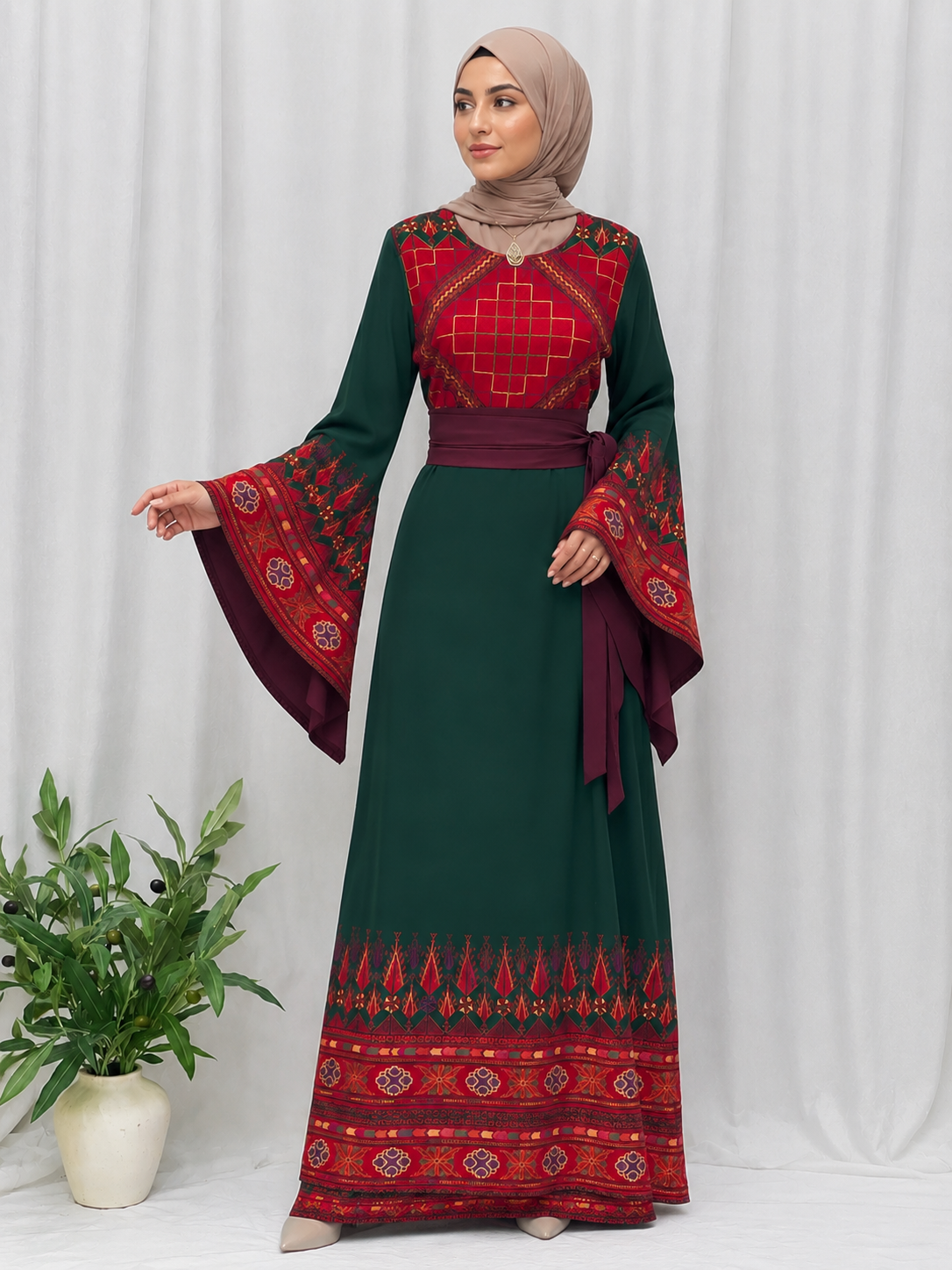 Elegant Embroidered Thoub – Sophisticated Tradition & Modern Luxury