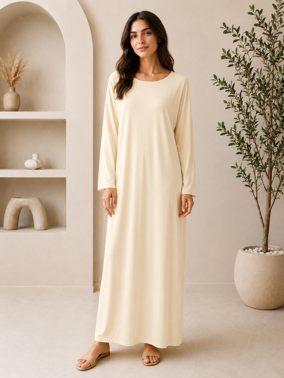 Long Sleeve Lycra Inner Dress