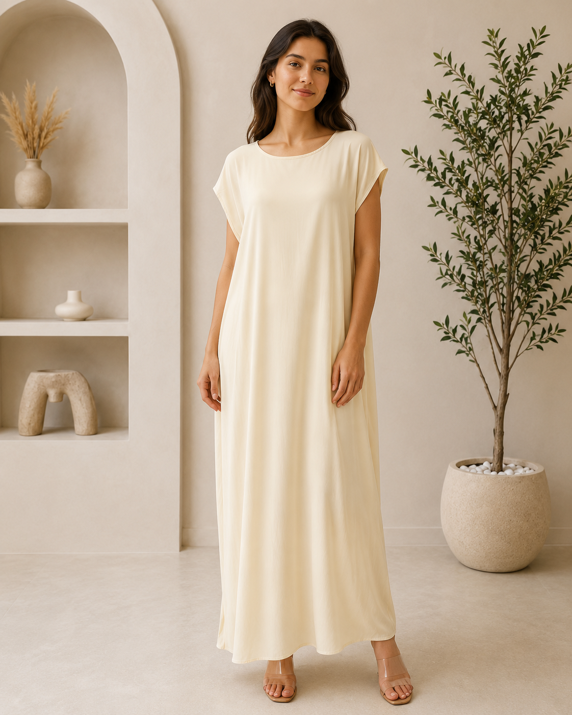 Essential Modest Slip Dress – Lycra Inner Dress