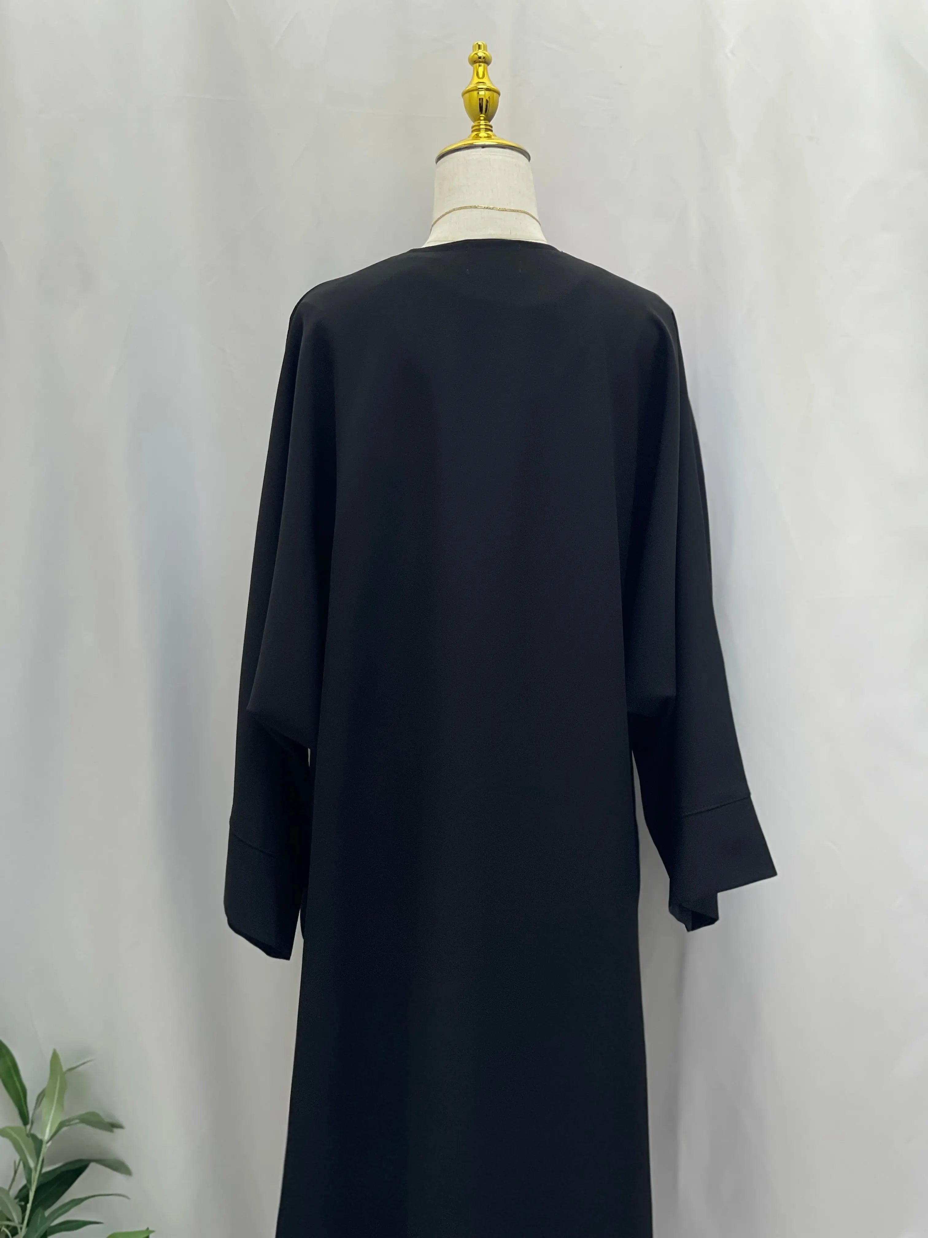 Palestinian Elegance 2-Piece Embroidered Abaya Set Palestinian Elegance