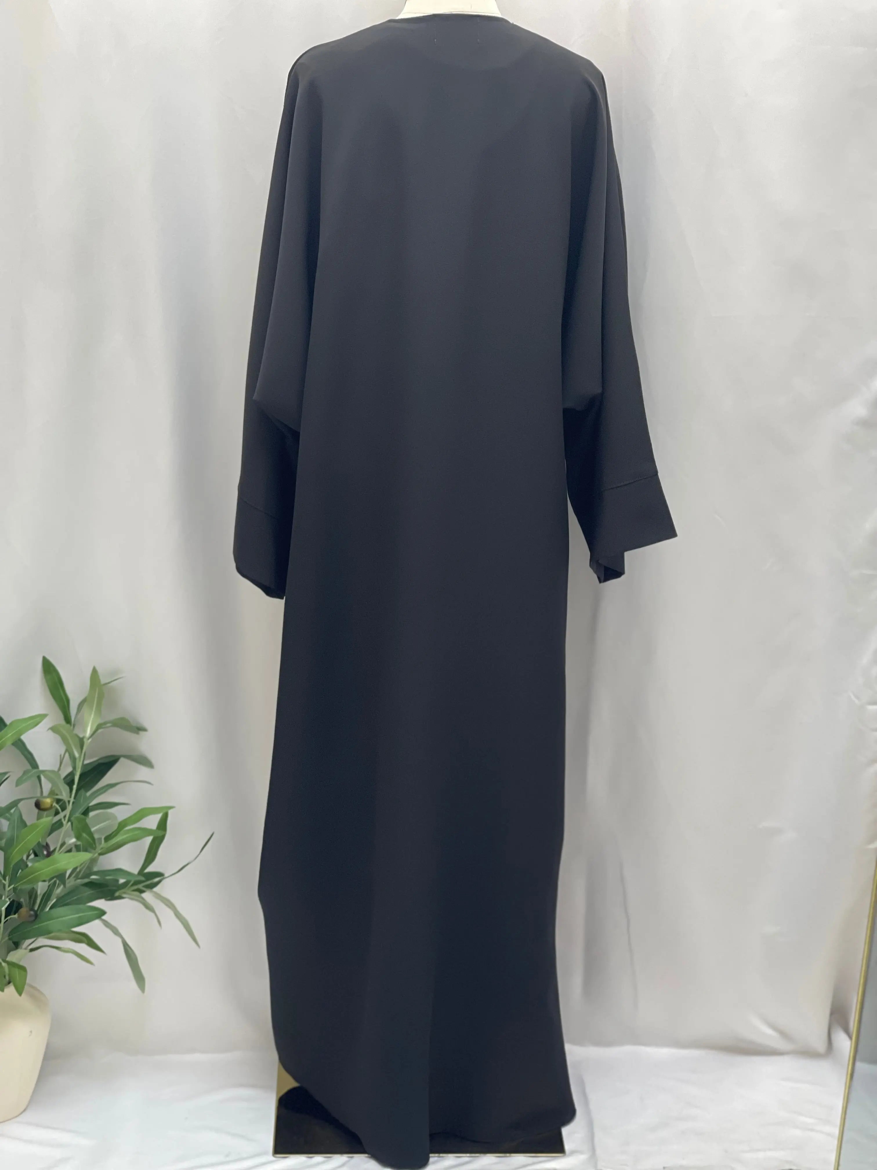 Palestinian Elegance 2-Piece Embroidered Abaya Set Palestinian Elegance