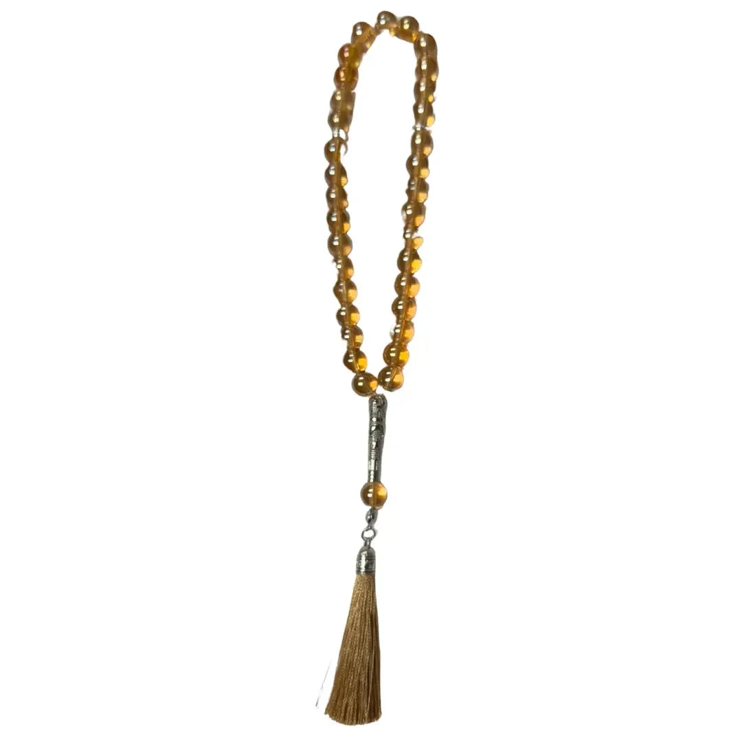 Bold Color Tasbeeh Beads with Sharhoob - Multi Variants | 25 cm Palestinian Elegance