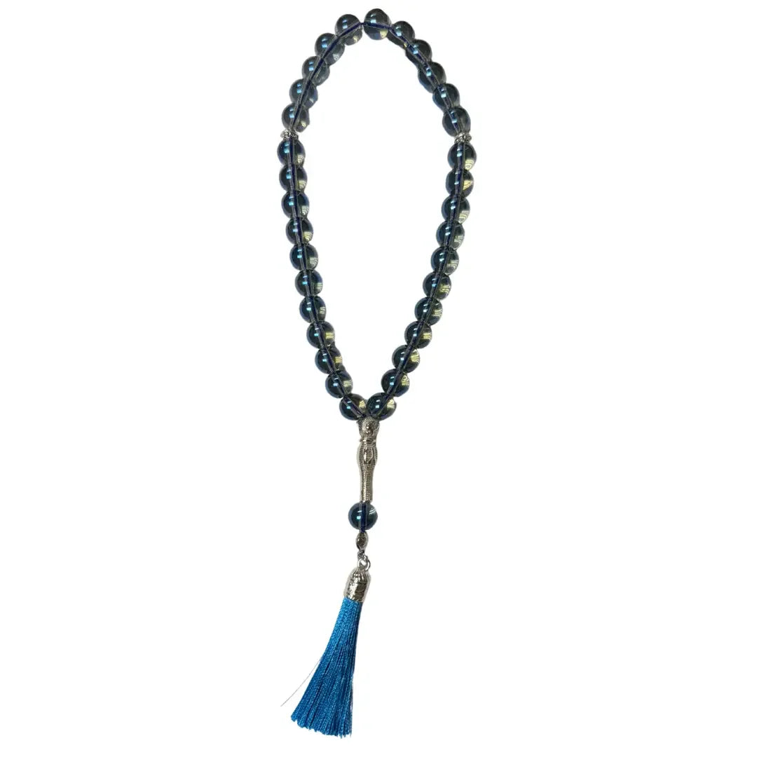 Bold Color Tasbeeh Beads with Sharhoob - Multi Variants | 25 cm Palestinian Elegance