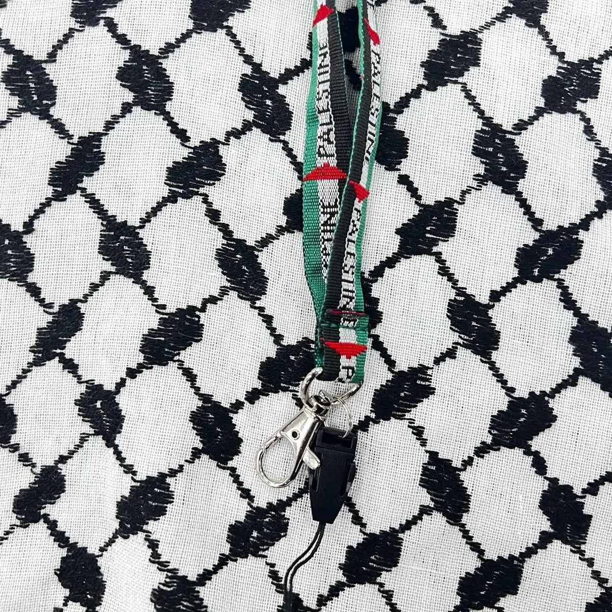 Handmade Palestine Keychain/Necklace – Unique Cultural Elegance Palestinian Elegance