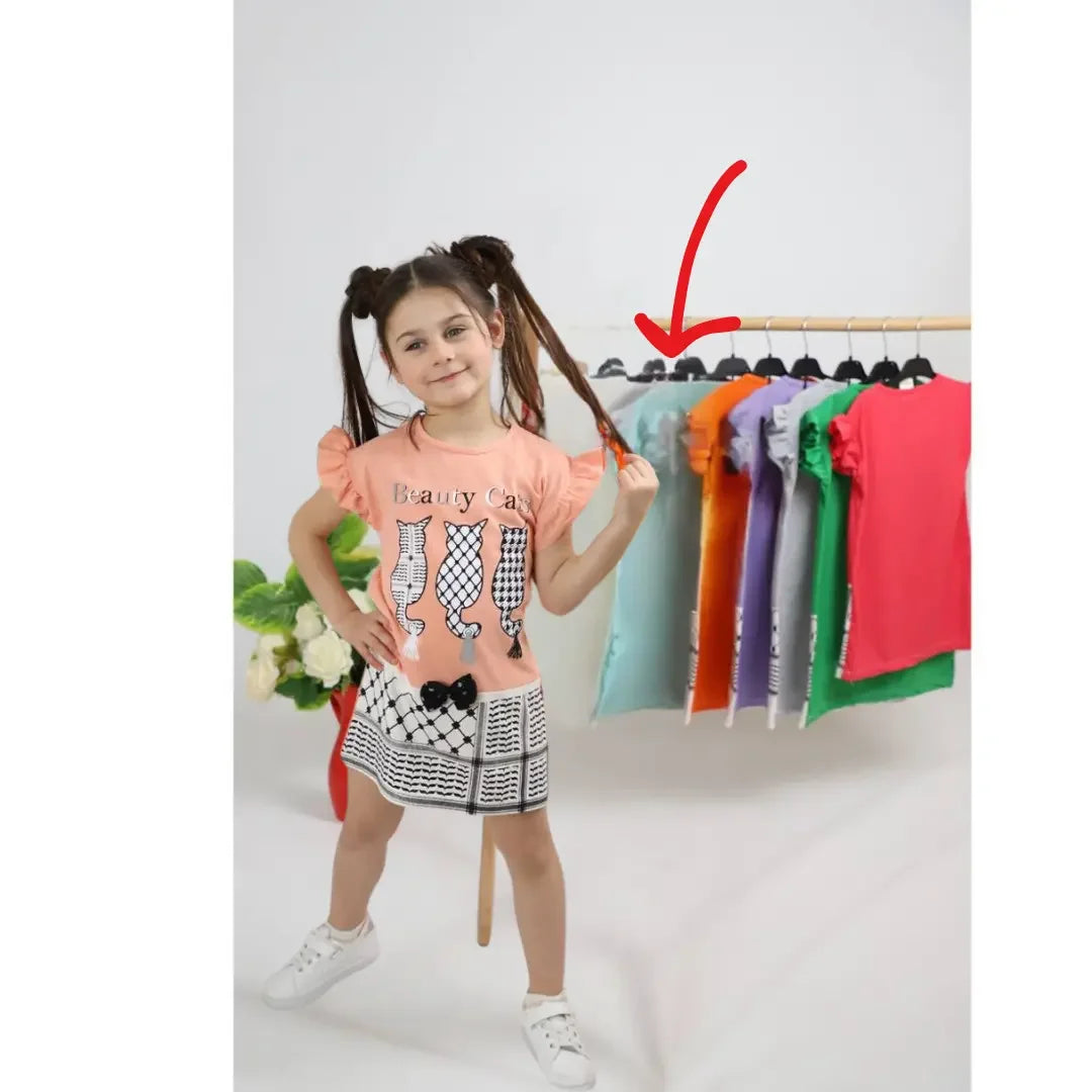 Cats Kofya Dress: Playful Elegance and Feline Charm - Palestinian Elegance