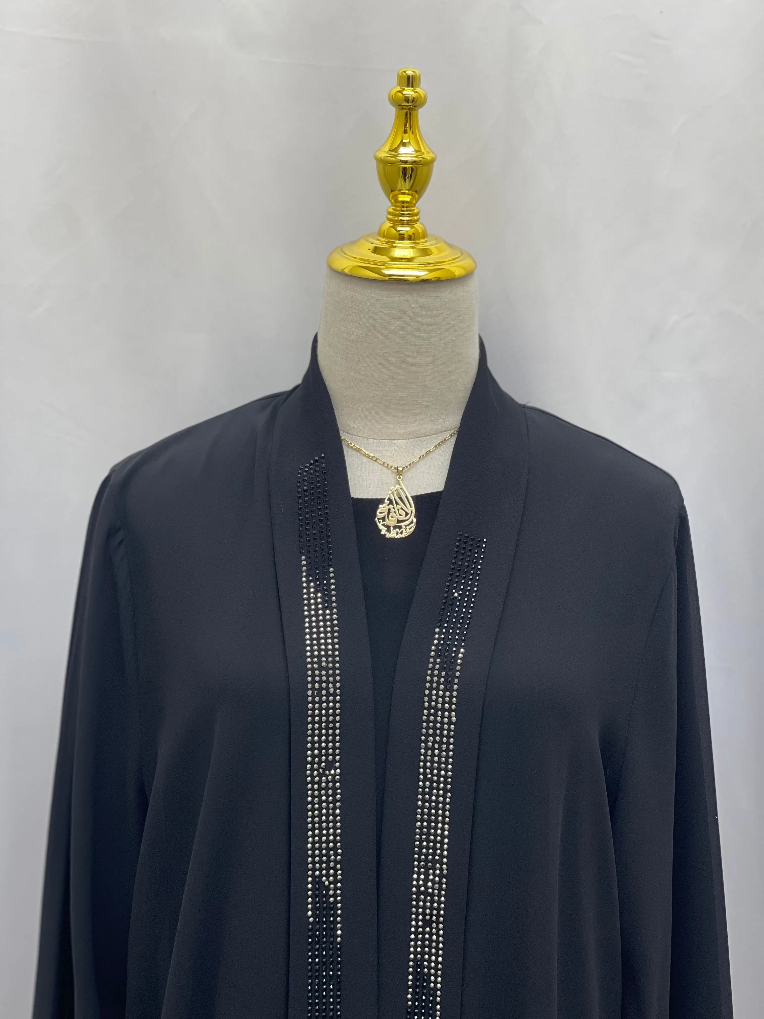 Cardigan Chiffon Palestinian Elegance