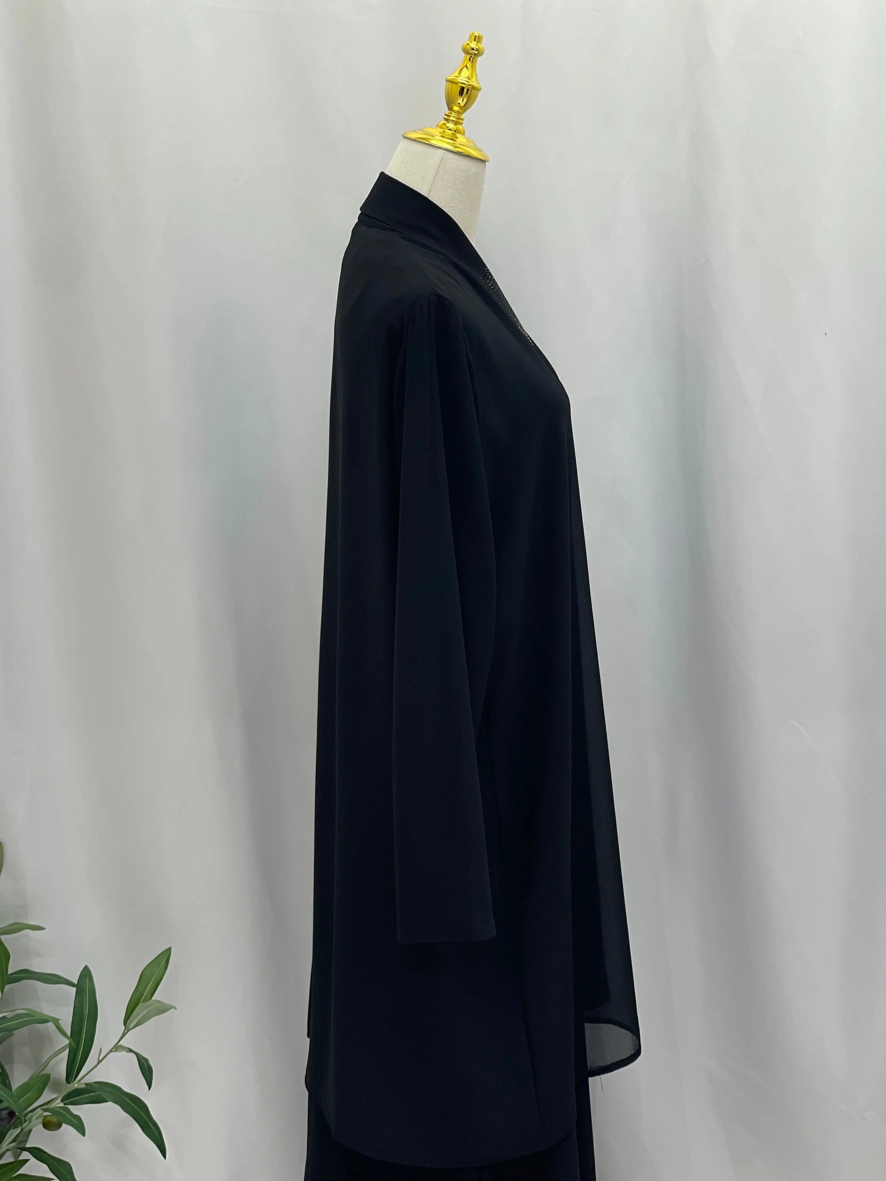 Cardigan Chiffon Palestinian Elegance