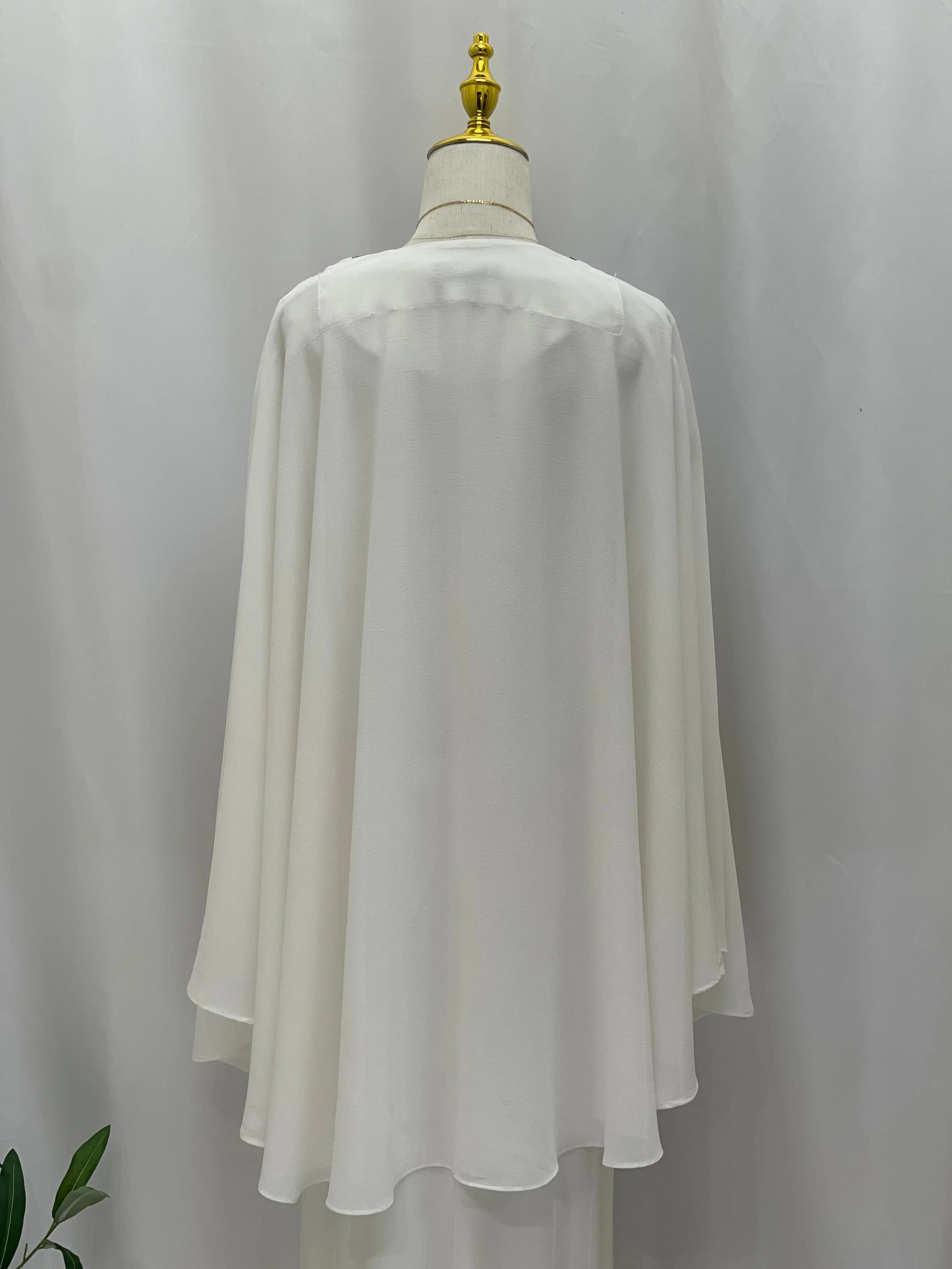 Cardigan Chiffon Palestinian Elegance