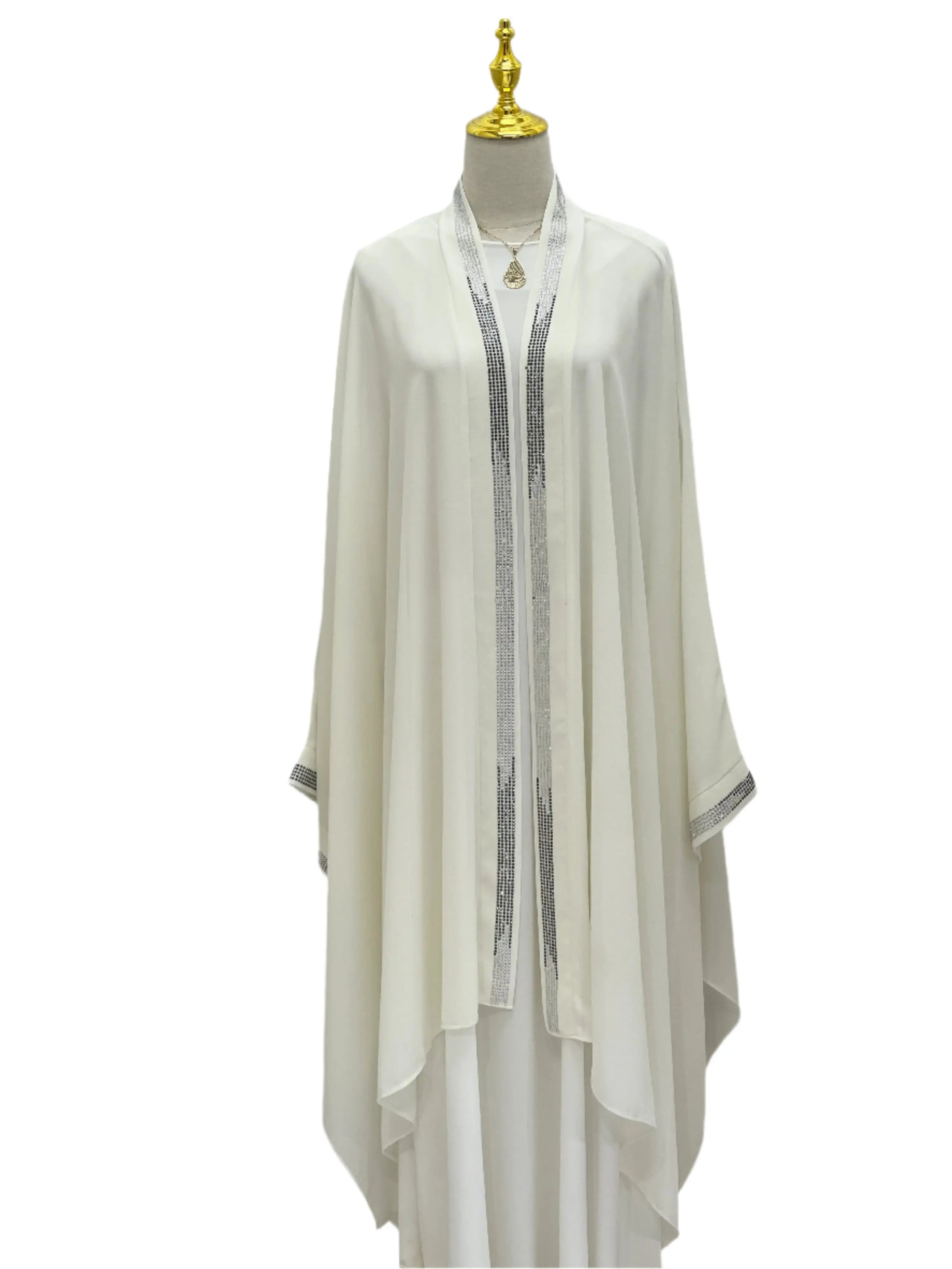 Cardigan Chiffon Palestinian Elegance
