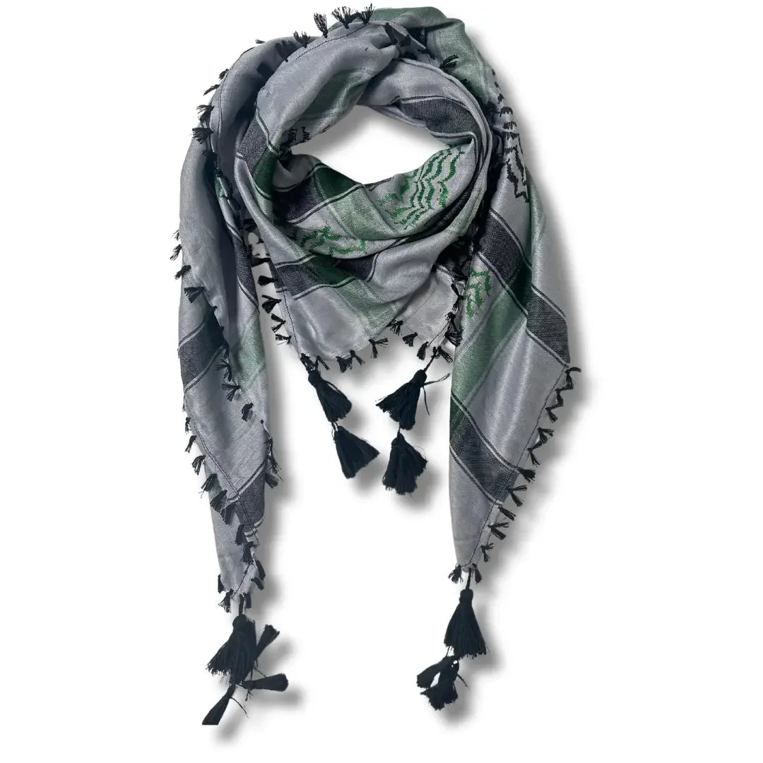 Colorful Kuffiyehs: Cultural Heritage and Versatile Style Palestinian Elegance