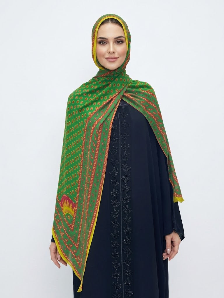 Elegant Comfort: Exclusive Printed Modal Hijab - Asba