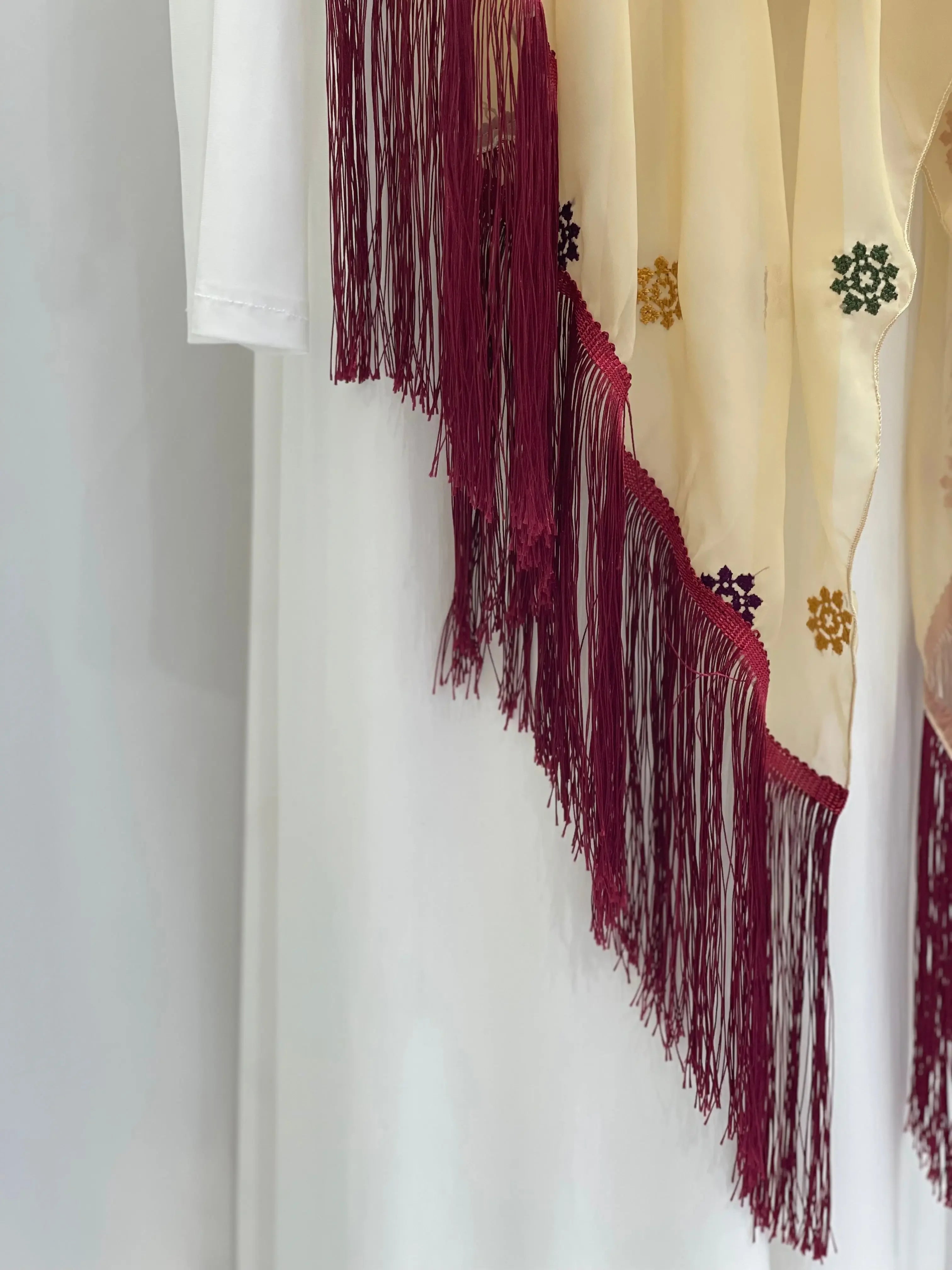 Elegance and Warmth: Embroidered Khirka-Shwal Palestinian Elegance