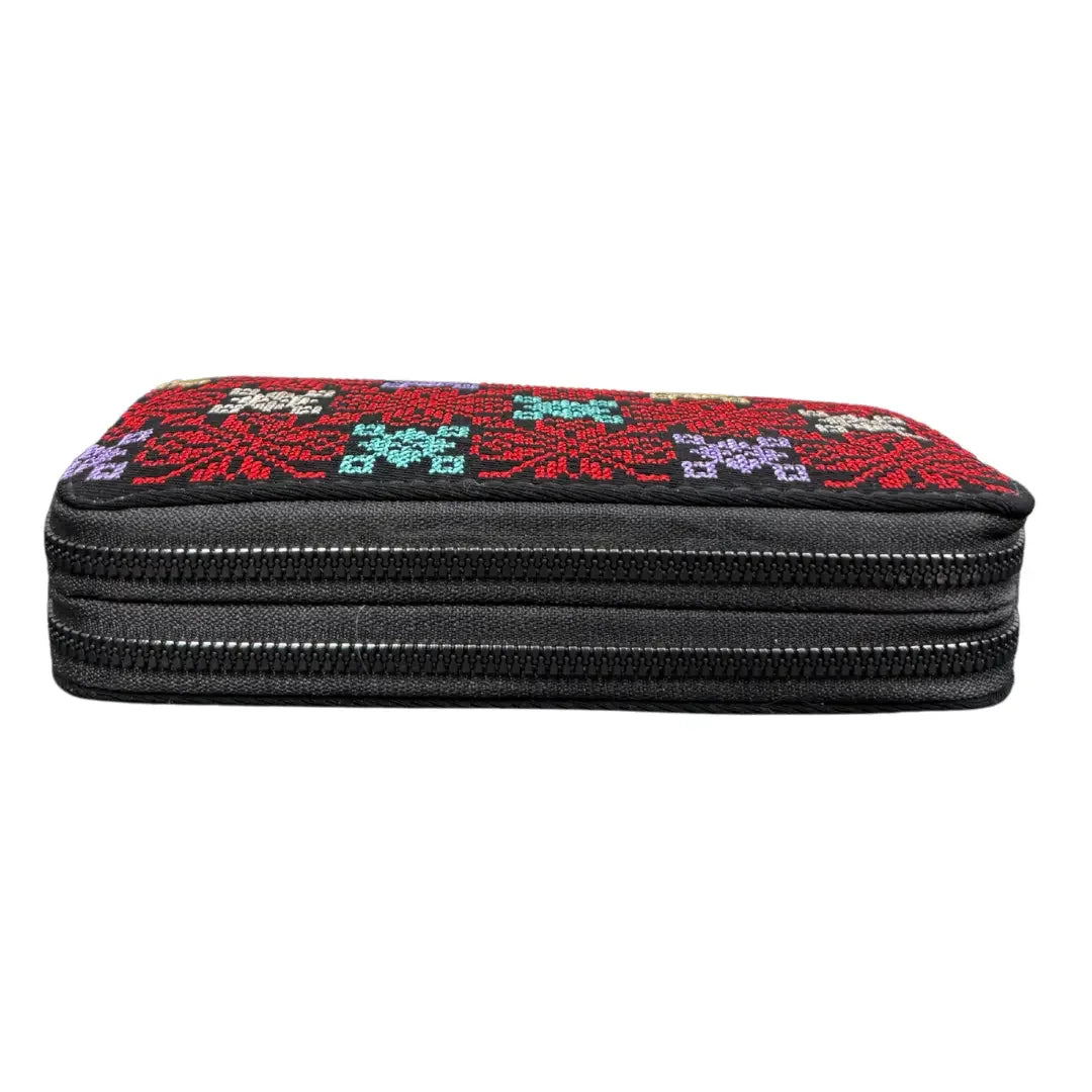 Wallet Bags with Embroidered Palestine Designs - 4 Unique Variants Palestinian Elegance