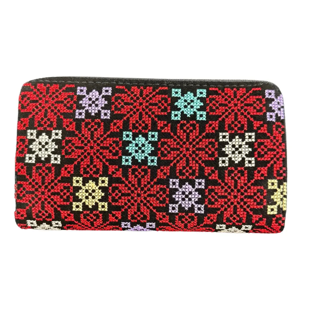Wallet Bags with Embroidered Palestine Designs - 4 Unique Variants Palestinian Elegance