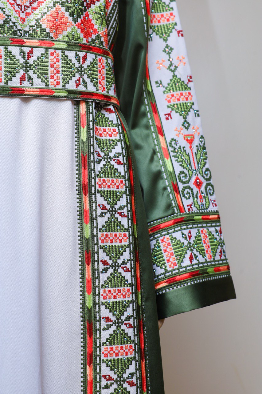 New Embroidered Thoub Palestinian Elegance