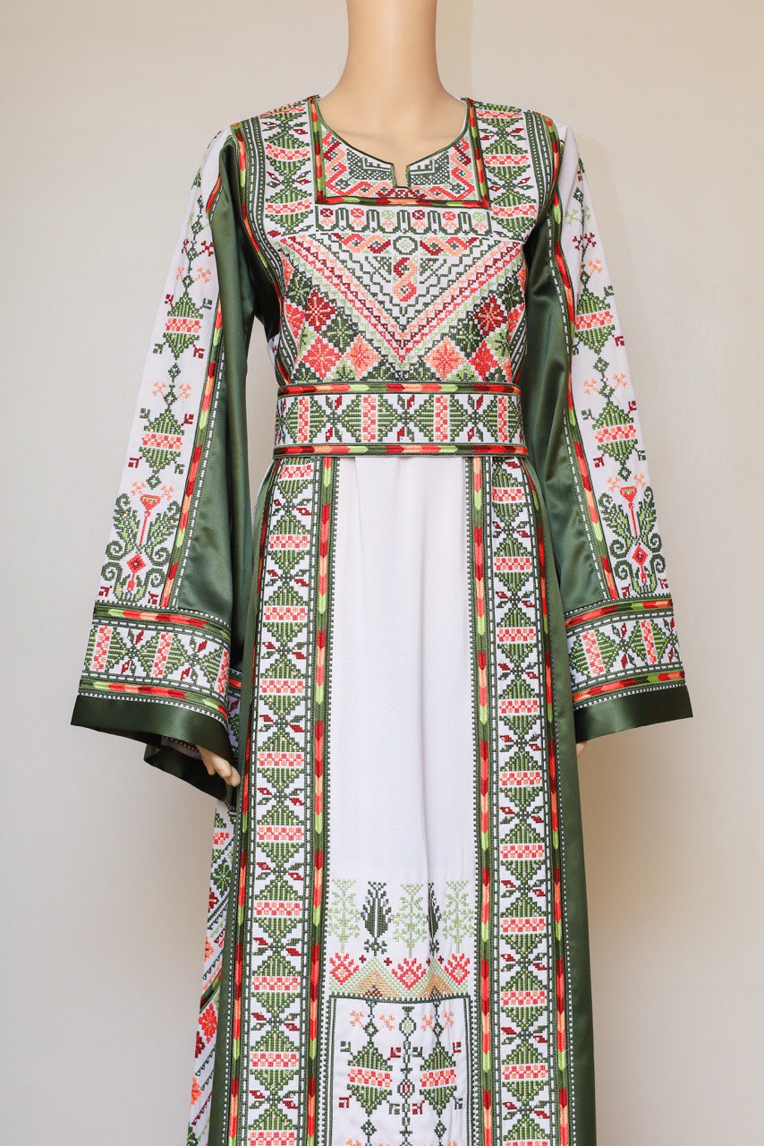 New Embroidered Thoub Palestinian Elegance
