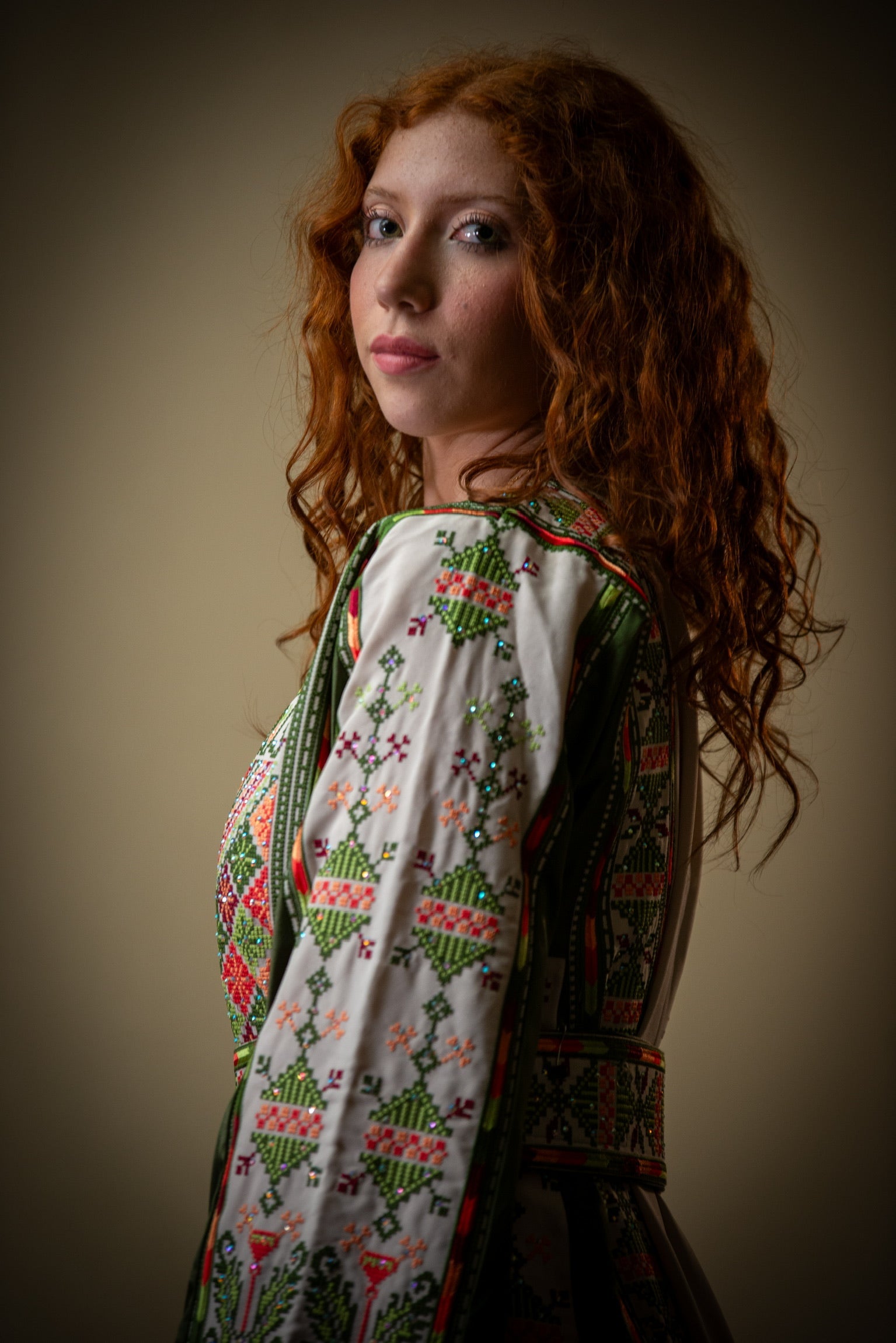 New Embroidered Thoub Palestinian Elegance