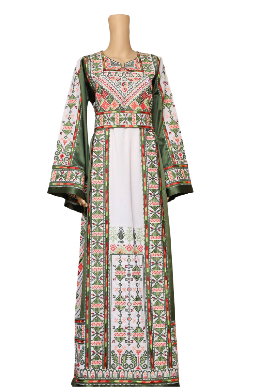 New Embroidered Thoub Palestinian Elegance