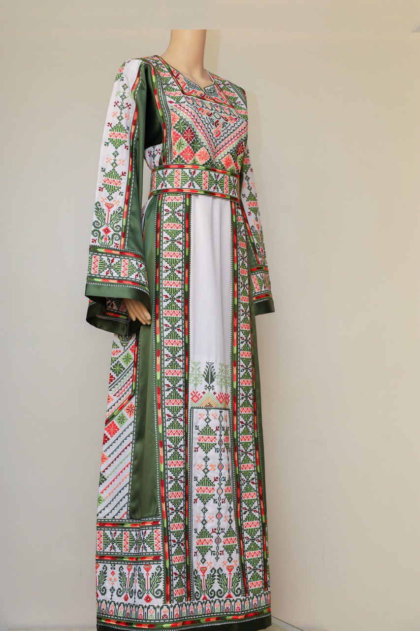 New Embroidered Thoub Palestinian Elegance